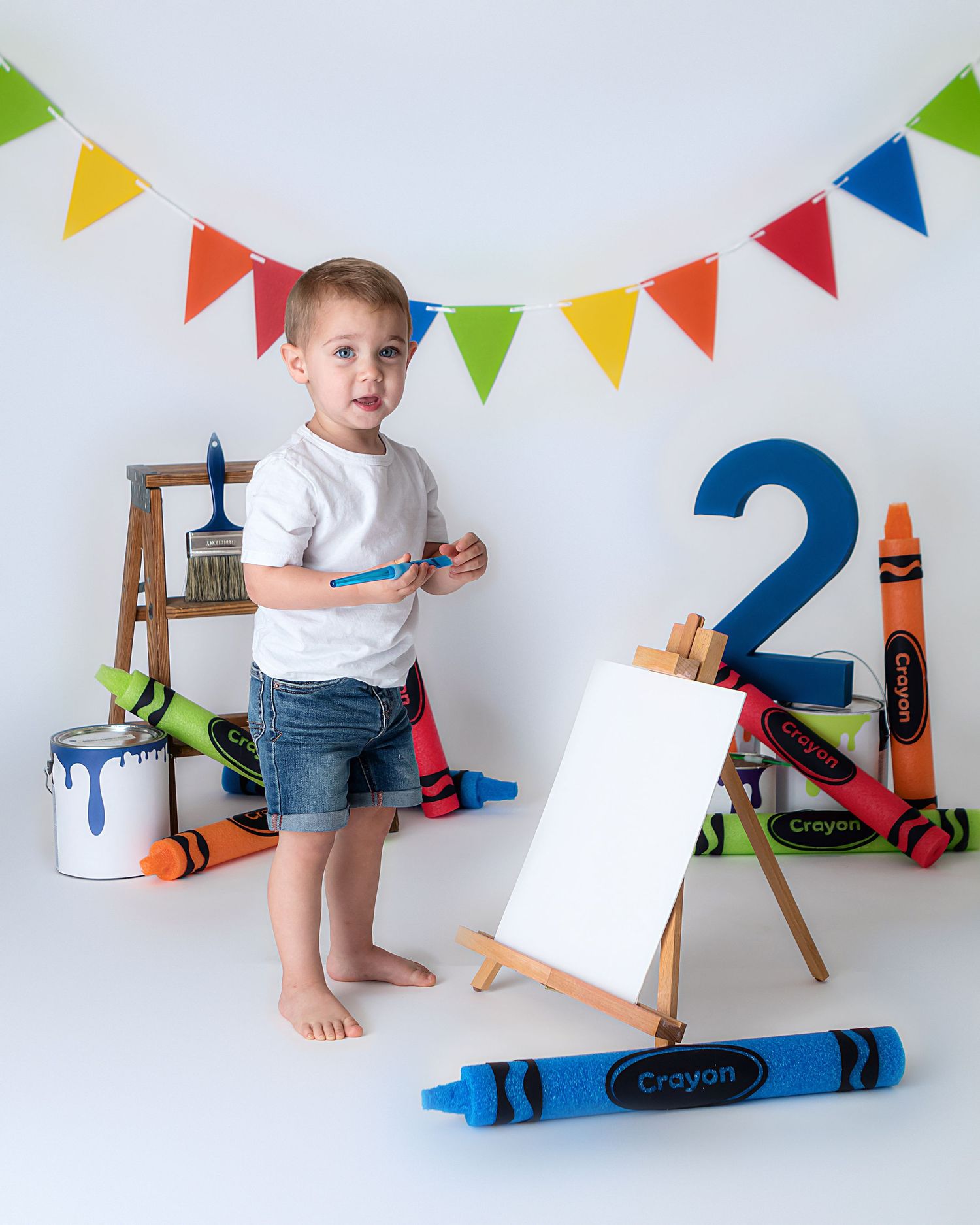 Paint and Art Photo session West Lafayette, Indiana