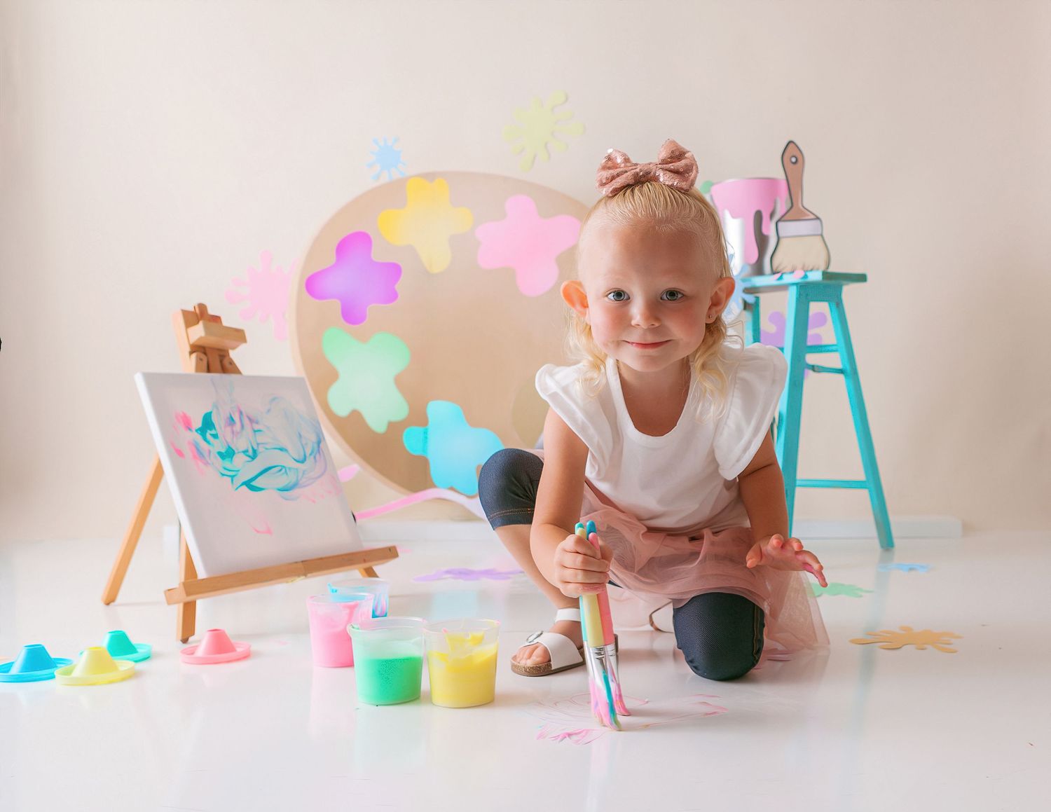 Paint and Art Photo Session West Lafayette, Indiana