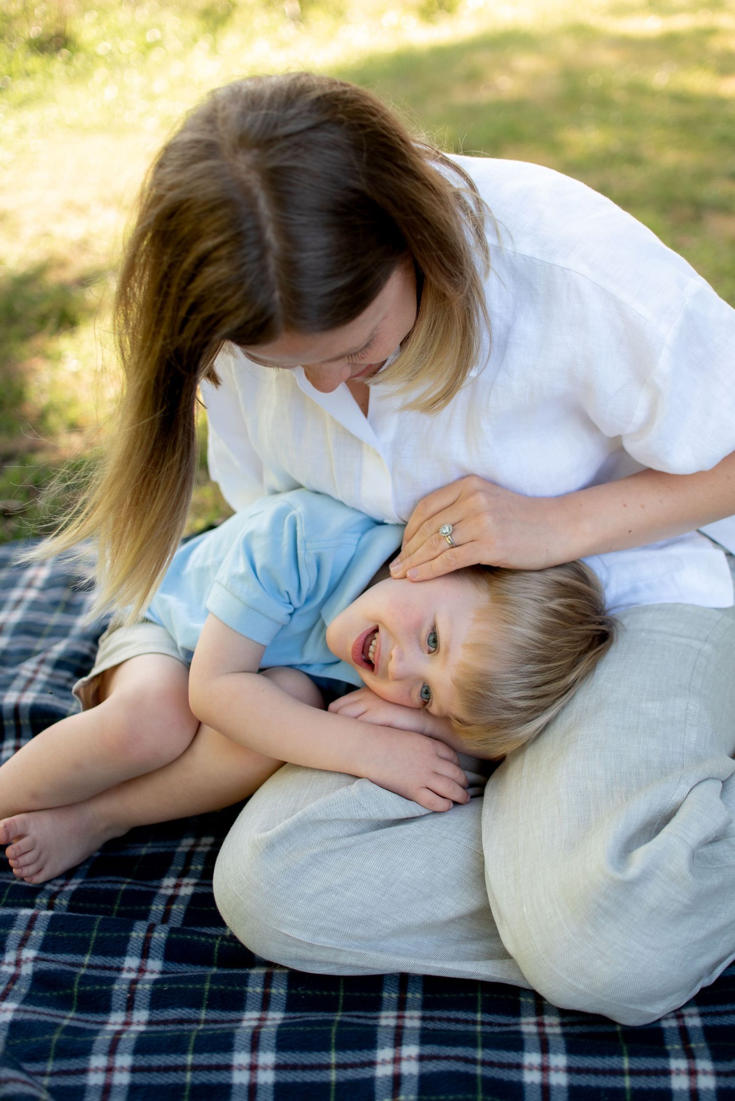 Mom and son Family session