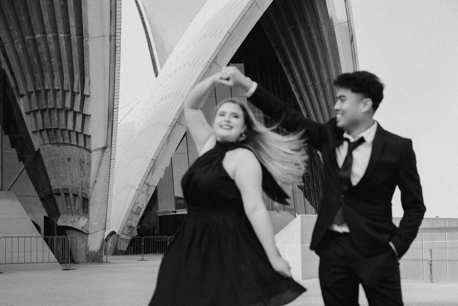 dancing couple at the opera house, Photography by Oriana