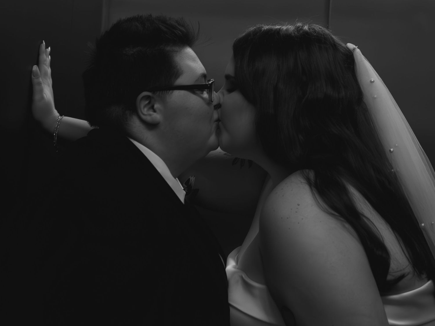 A black and white photo montage showing multiple couples dancing together at what appears to be a social event.