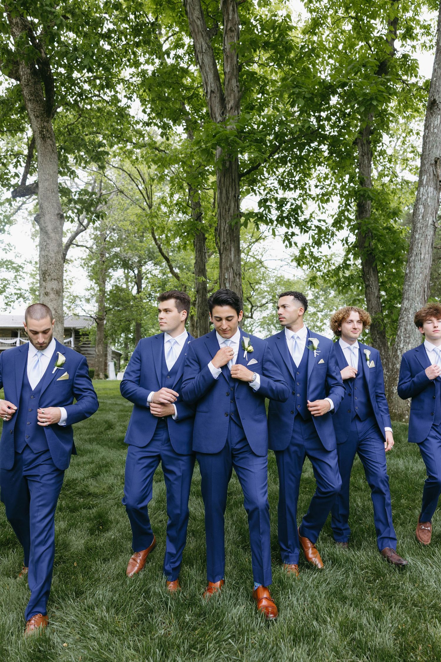 groom with his groomsmen