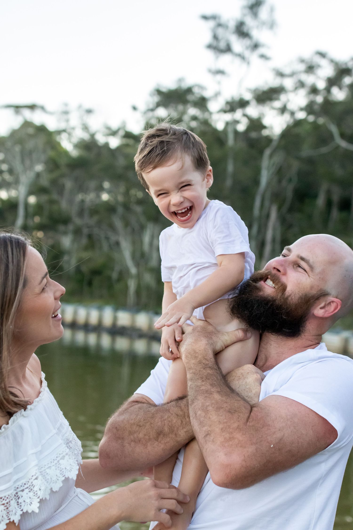 Candid maternity portrait at the beach – Coffs Coast photographer