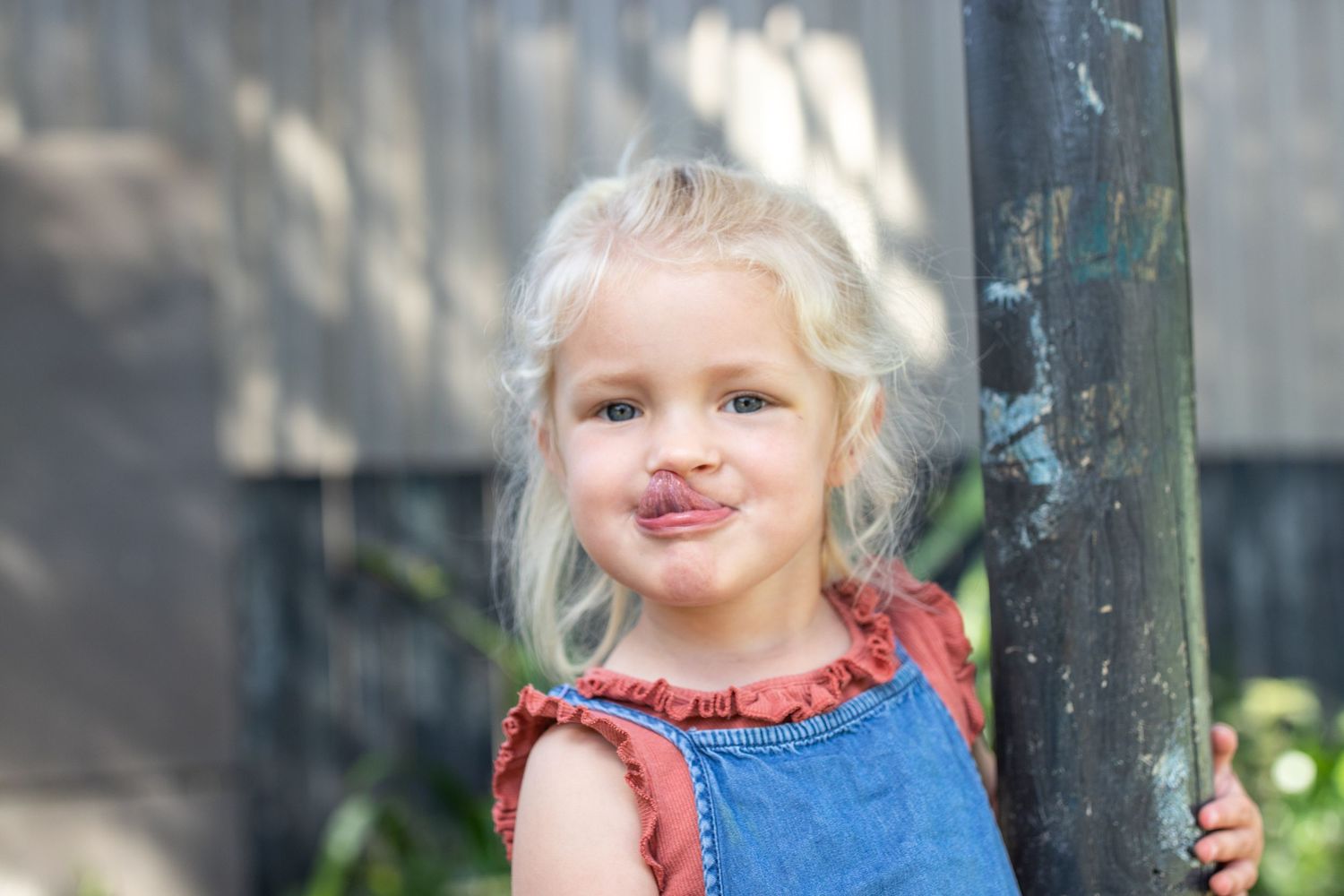 Candid preschool moment with children playing outdoors on the Coffs Coast