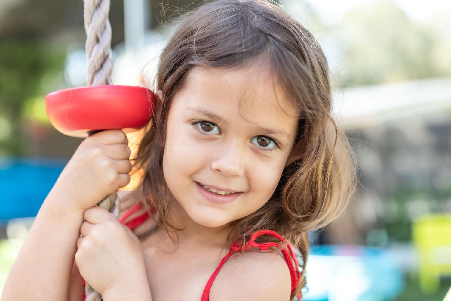 Candid preschool moment with children playing outdoors on the Coffs Coast