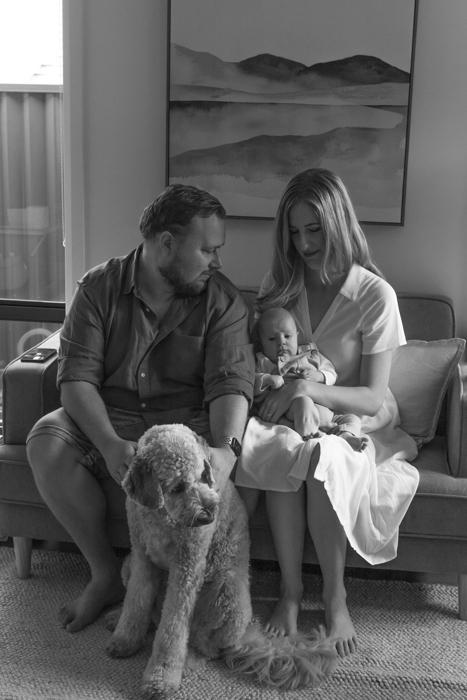 Natural family photography at home on the Coffs Coast, capturing everyday connection.