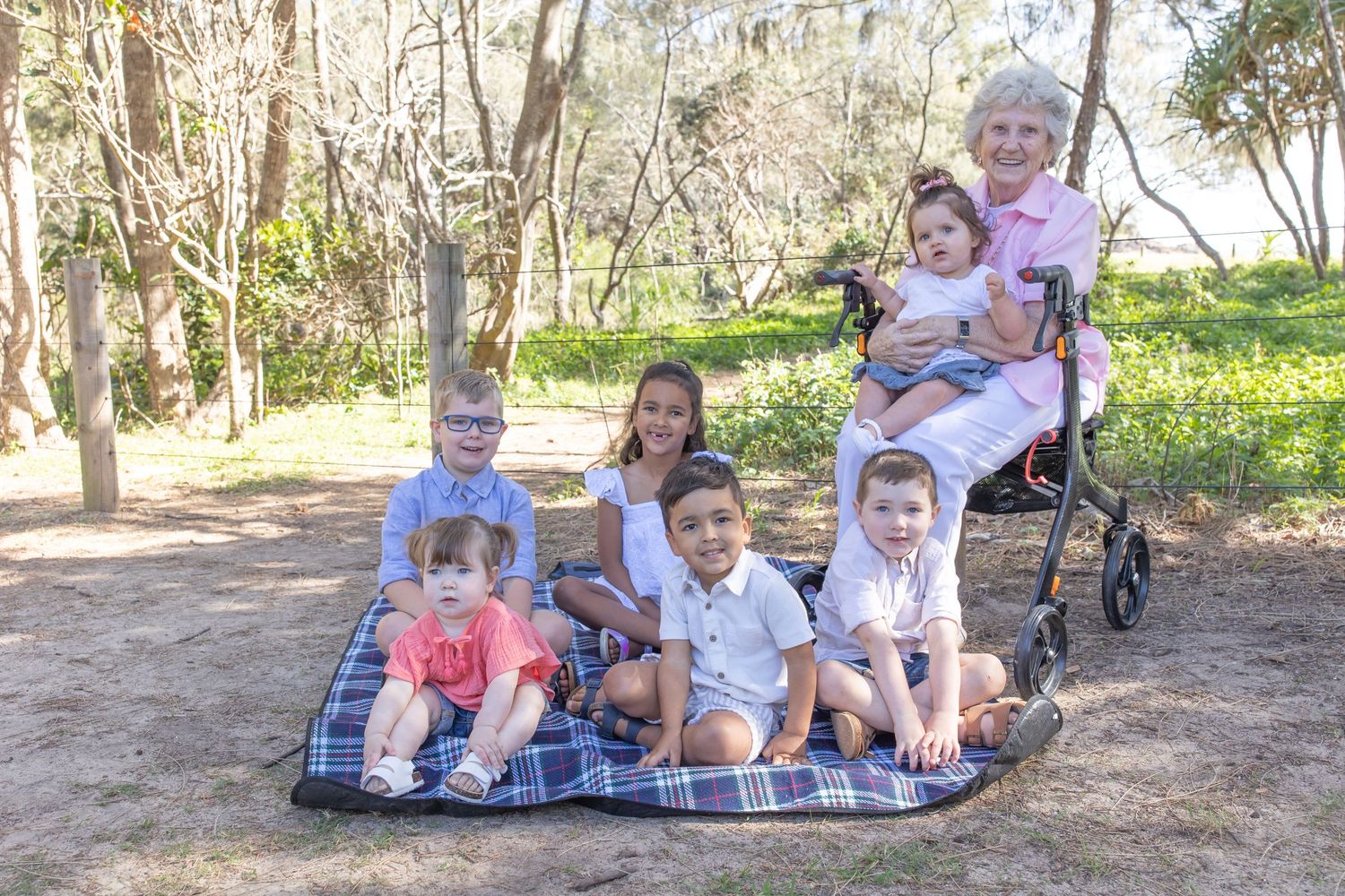 Heartfelt moments with extended family captured in a candid lifestyle shoot.