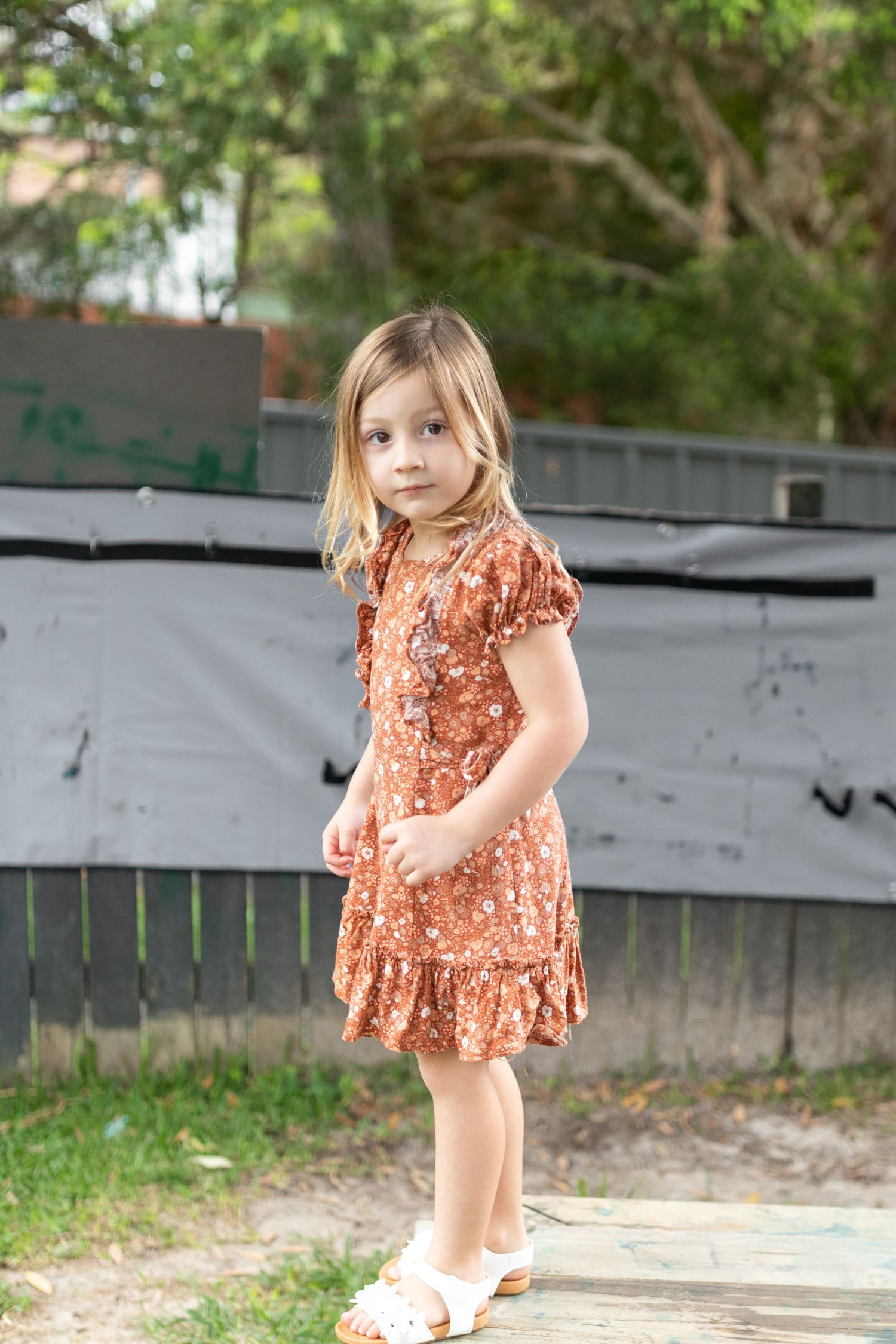 Candid preschool moment with children playing outdoors on the Coffs Coast