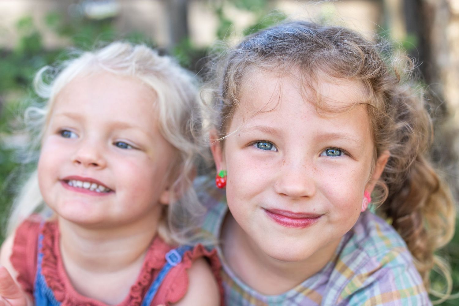 Candid preschool moment with children playing outdoors on the Coffs Coast