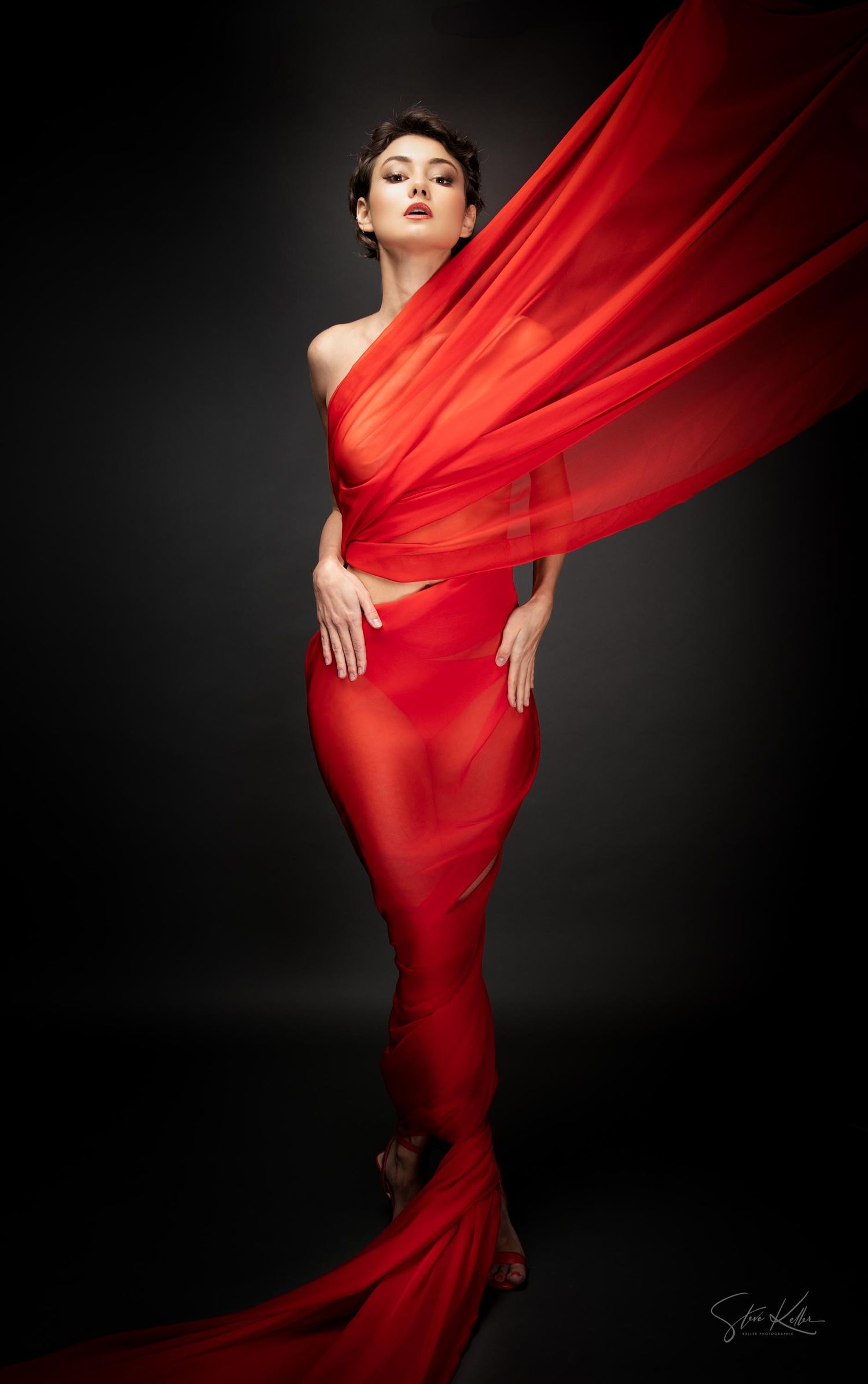 fashion portrait photo by Keller Photographic of Seattle