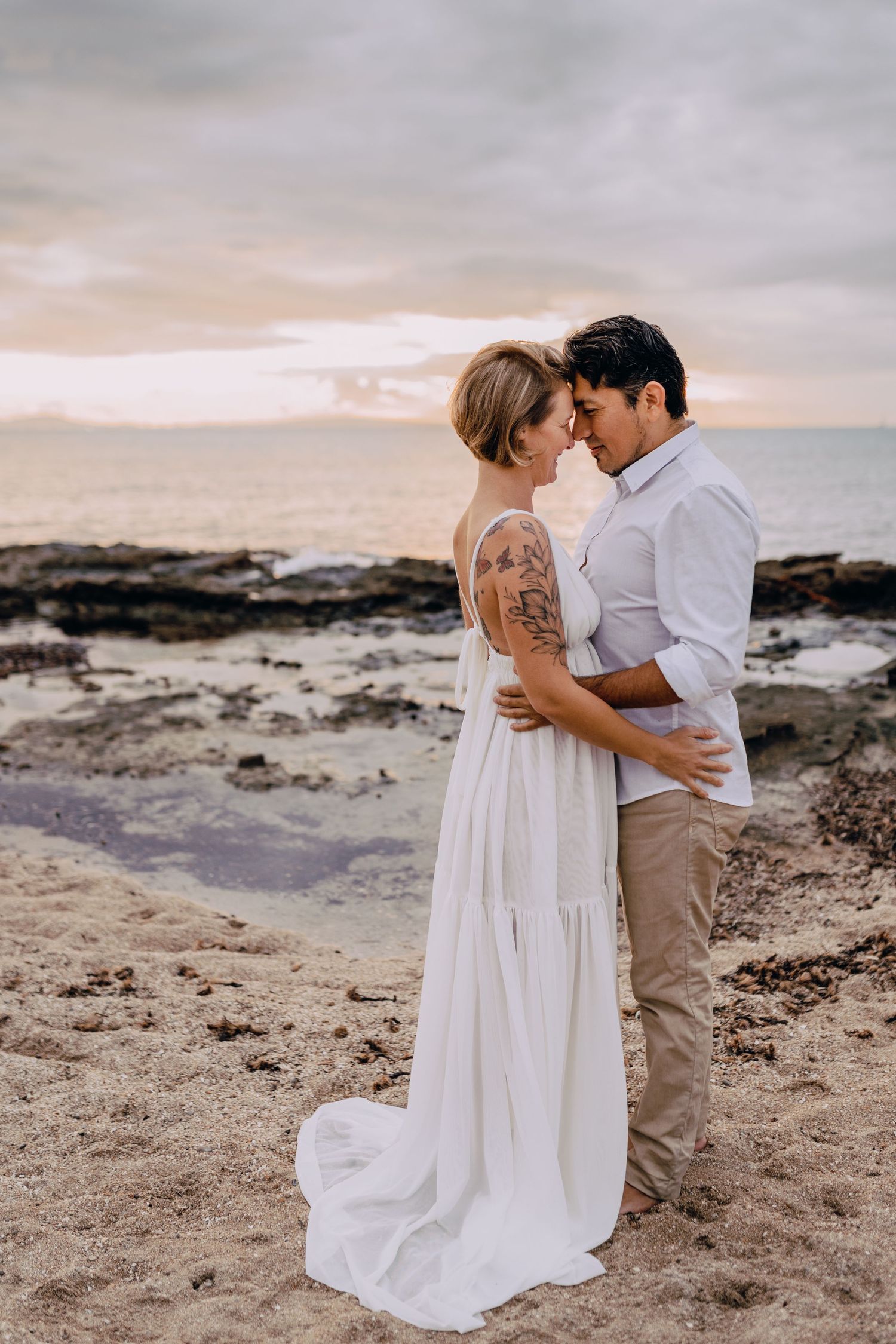 Paarshooting, Mallorca, Palma, Sonnenuntergang, Sunset, Glücksmomente Kerstin Jochens, Liebe, Paarfotos, emotional, Hochzeit, authentisch