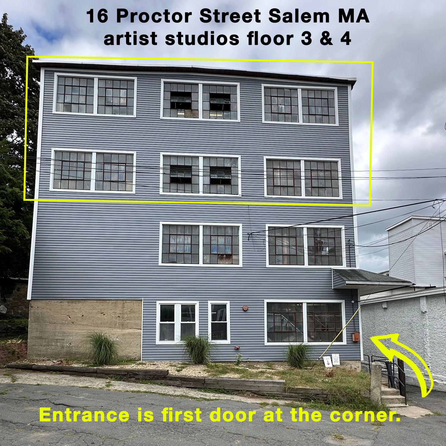 Gallows Hill Artists Studios, located at 16 Proctor Street Salem MA