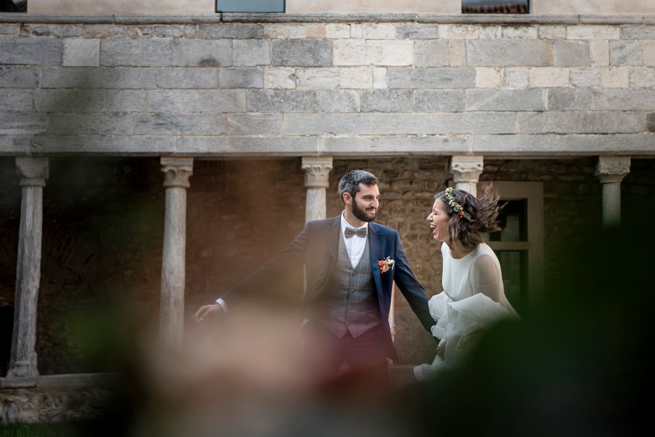 romantica coppia di sposi foto reportage