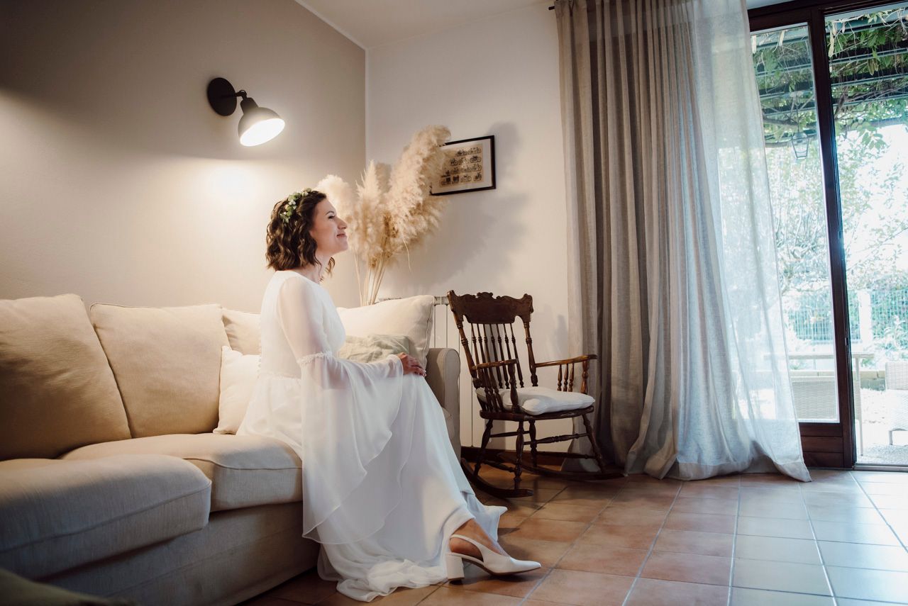 romantica coppia di sposi foto reportage