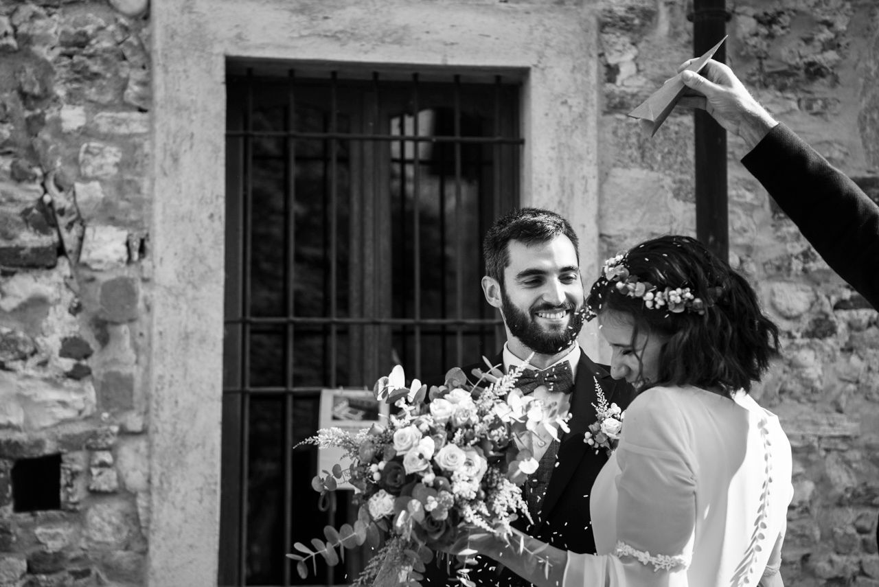 romantica coppia di sposi foto reportage
