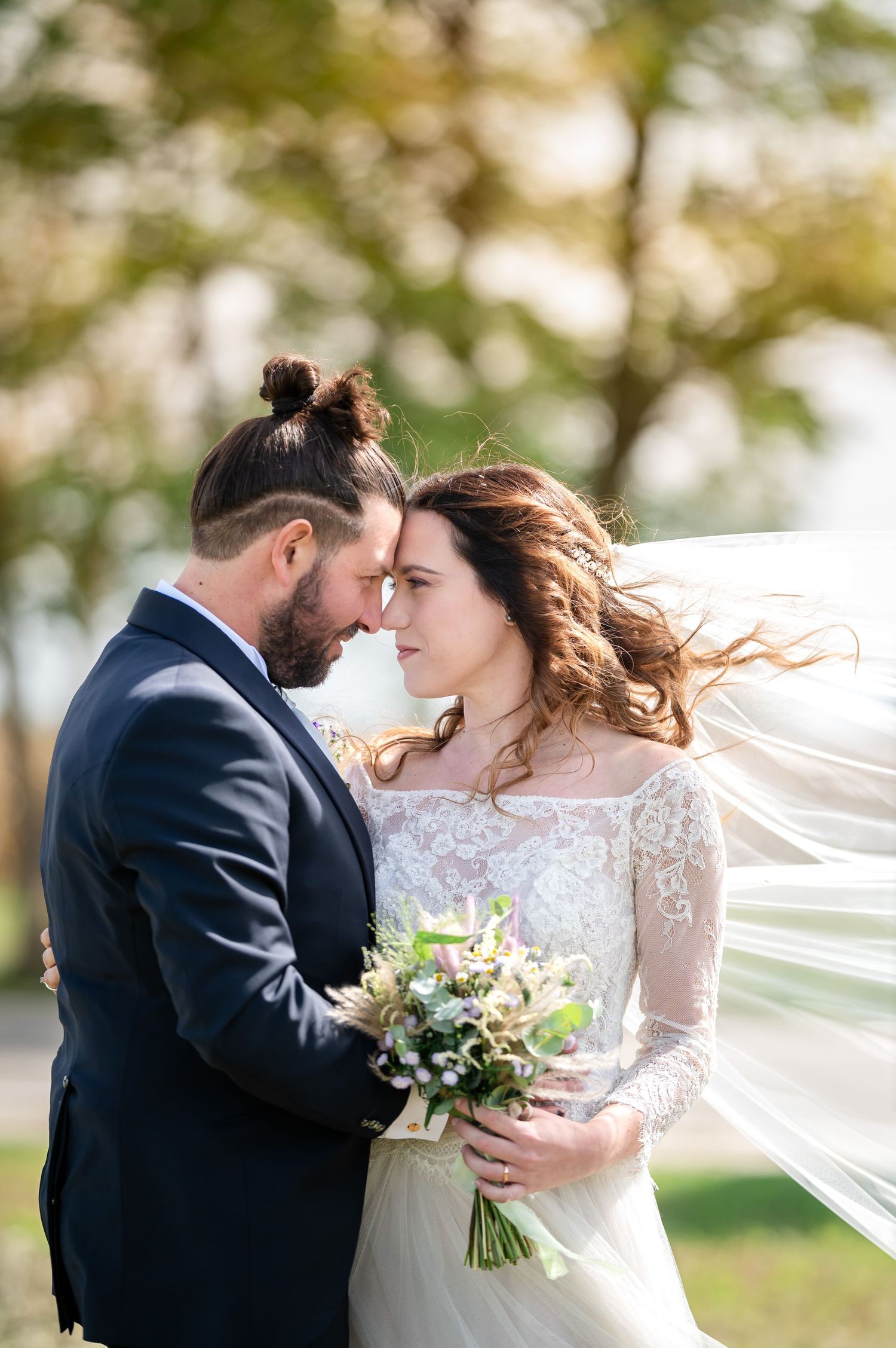 foto reportage matrimonio natura sposa sposo