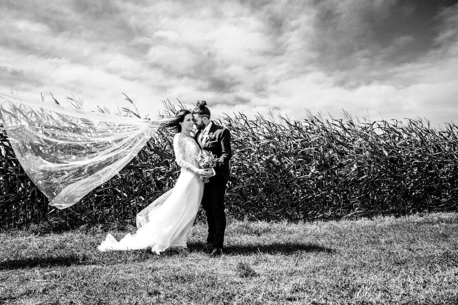 foto reportage matrimonio natura sposa sposo