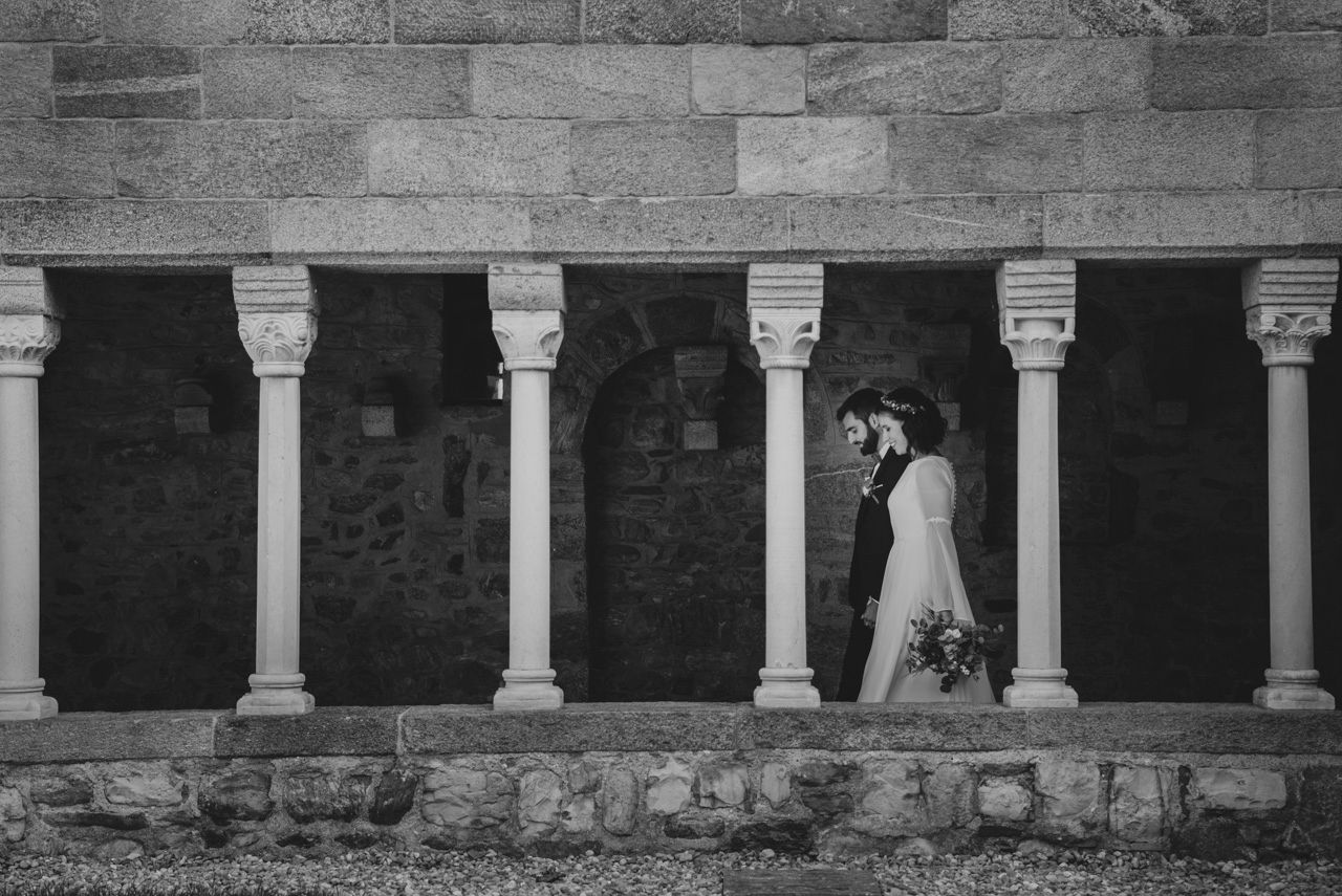 romantica coppia di sposi foto reportage