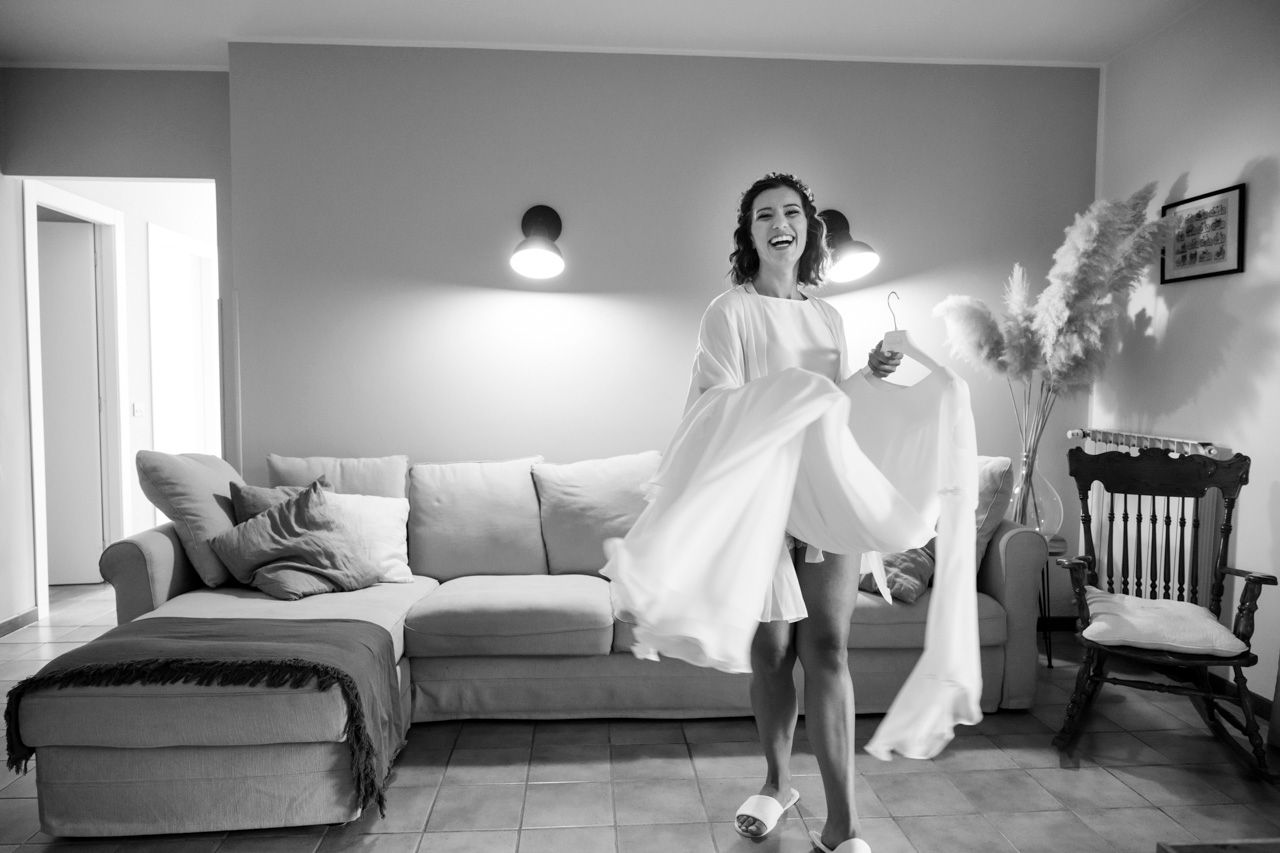 romantica coppia di sposi foto reportage
