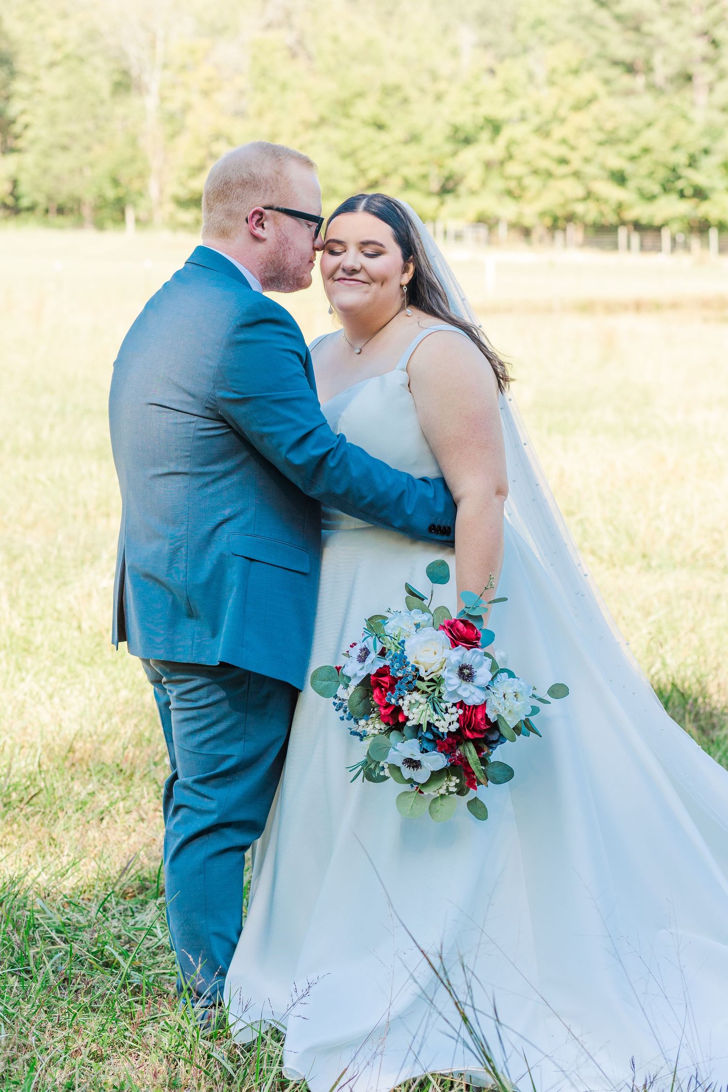 They had the most beautiful fall wedding in Durham, NC.
