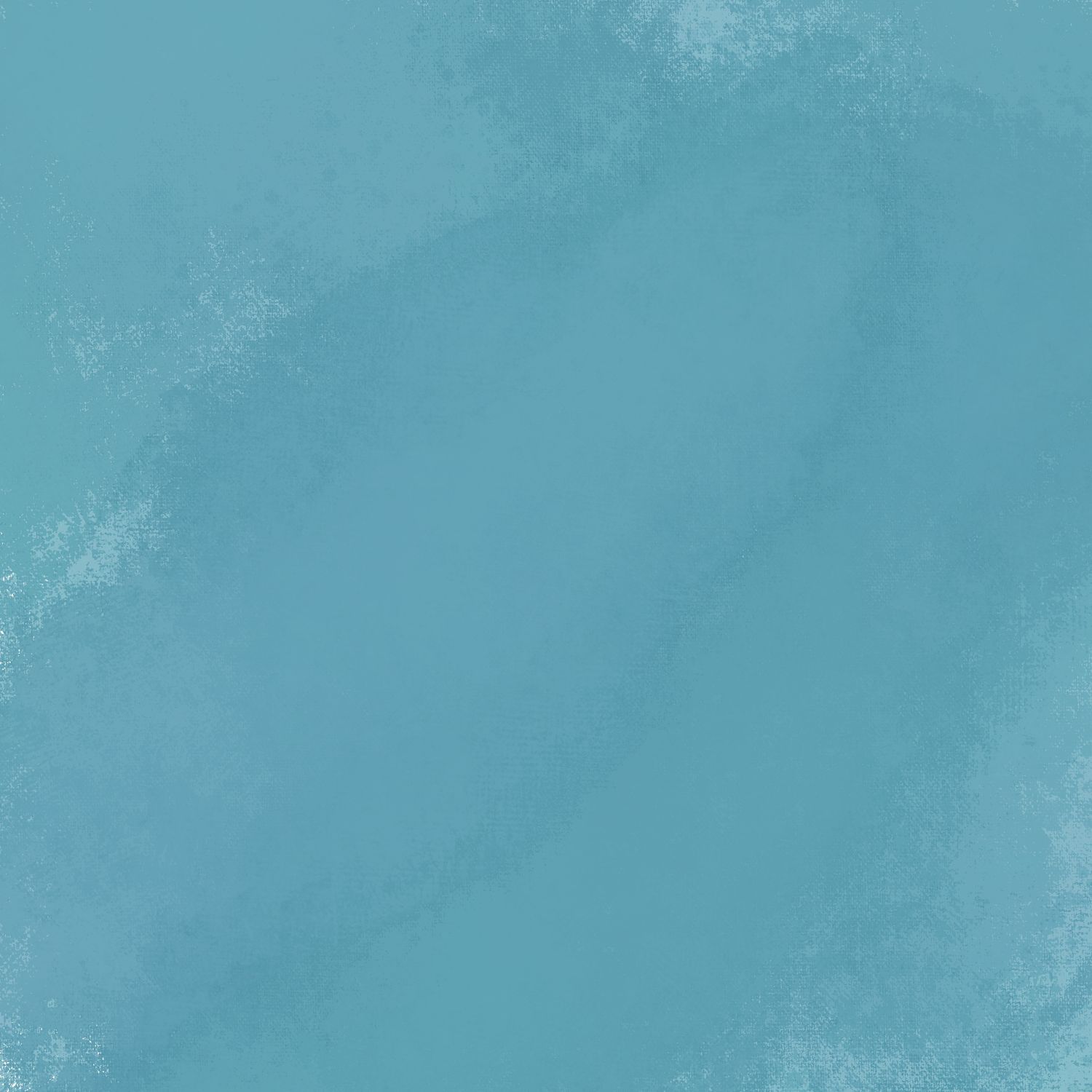 A textured teal blue background with subtle diagonal light streaks and a slightly worn, grungy surface effect.