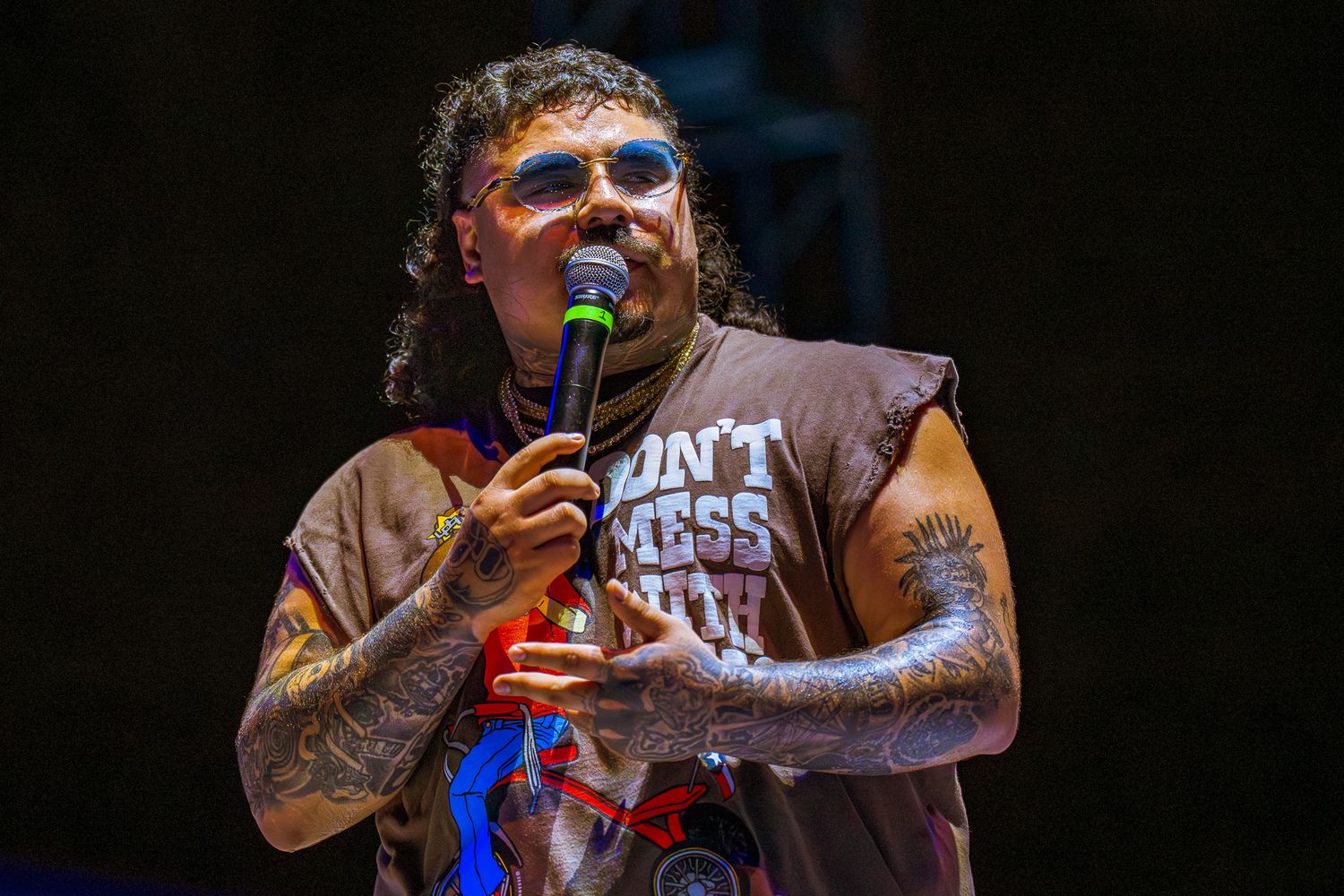 That Mexican OT performing live on stage at Round Rock Amphitheater in Round Rock, Texas.