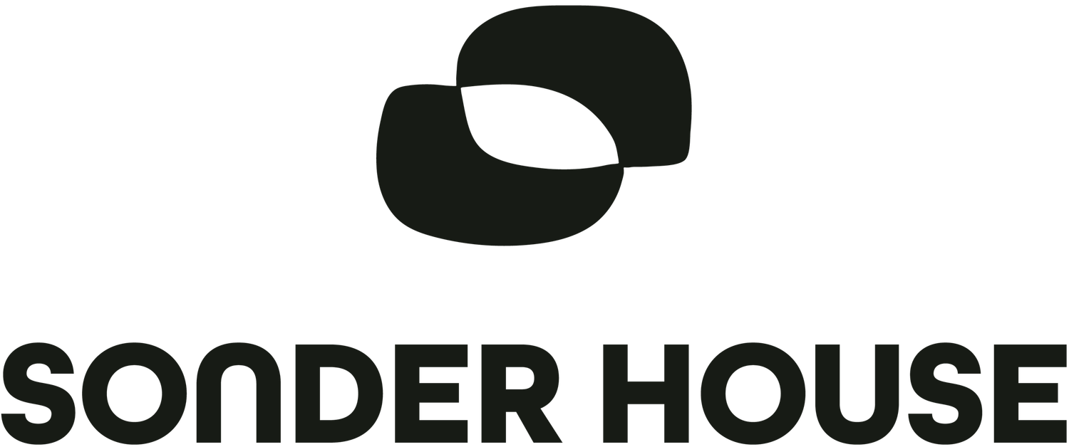 Sonder House logo in black on white background.