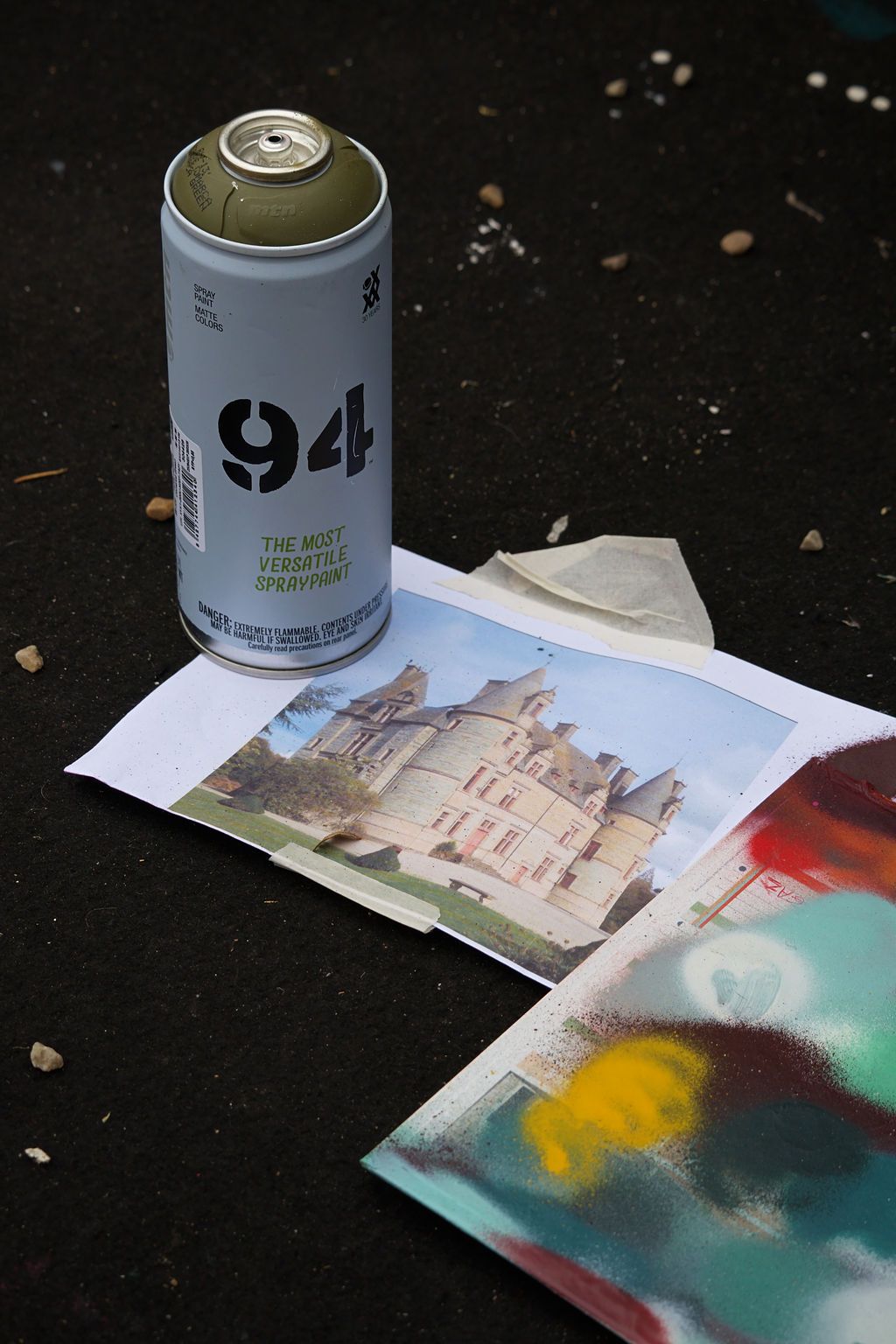 Art En Cotentin, Live Painting by Baby.K, Château des Ravalet, Cherbourg, Normandie