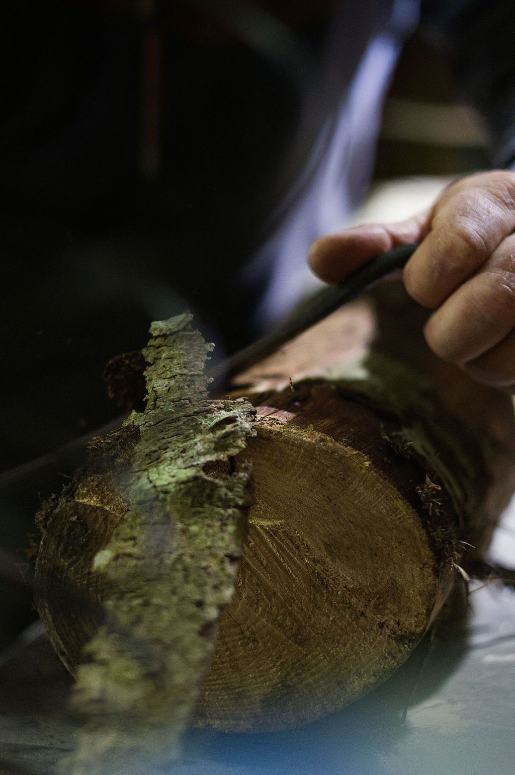 Geste pro - Travail artisanal du bois, au rabot, Baz'Art, Le Hang'Art à Martinvast, Normandie