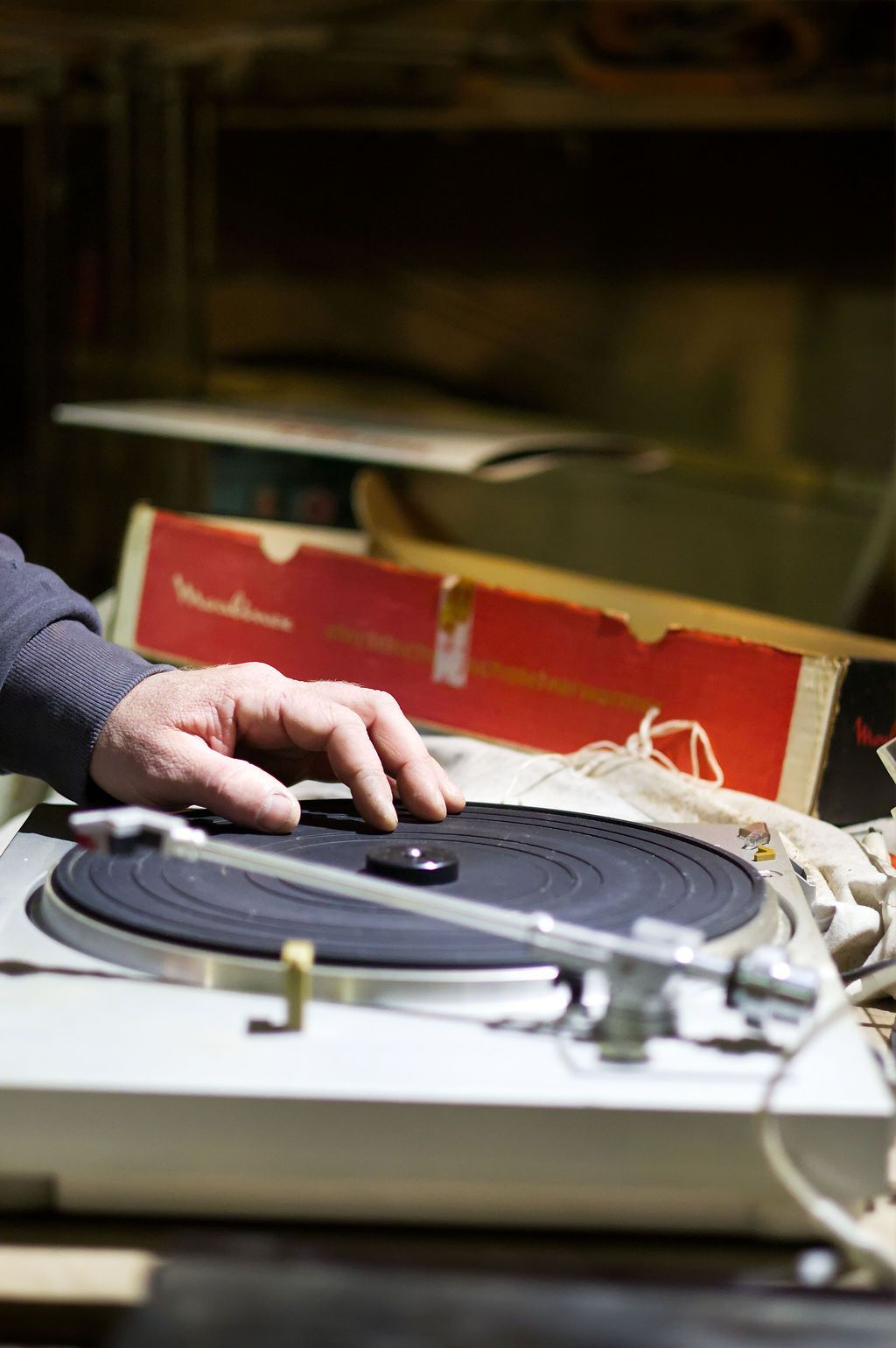 Platine vinyle, Baz'Art, Le Hang'Art à Martinvast, Normandie