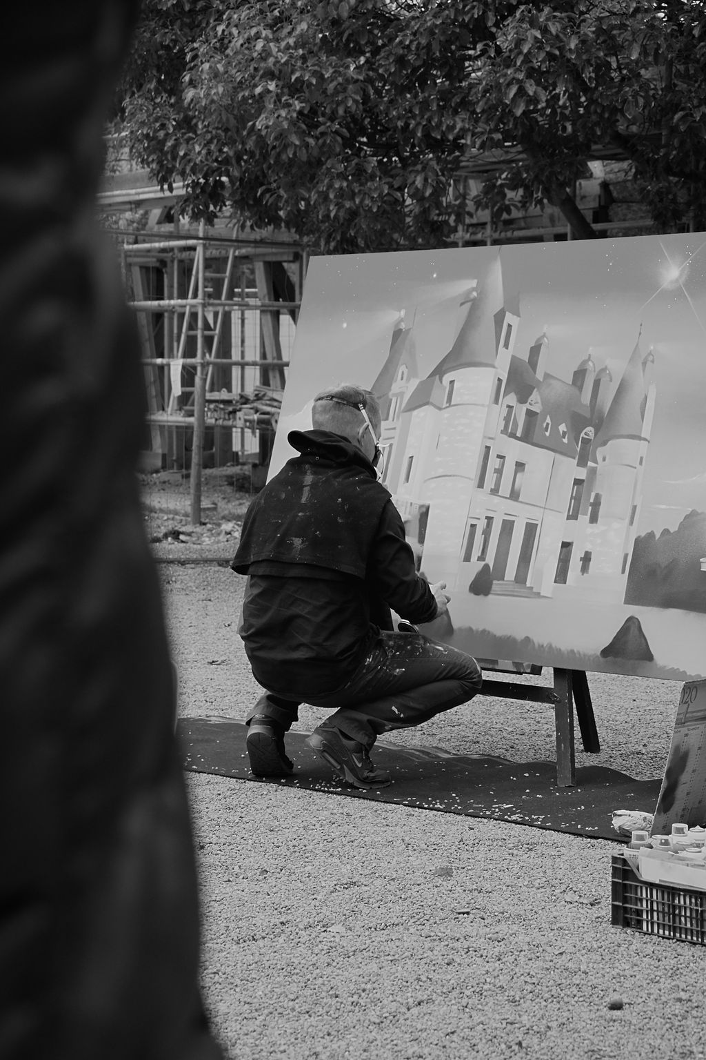 Art En Cotentin, Live Painting by Baby.K, Château des Ravalet, Cherbourg, Normandie