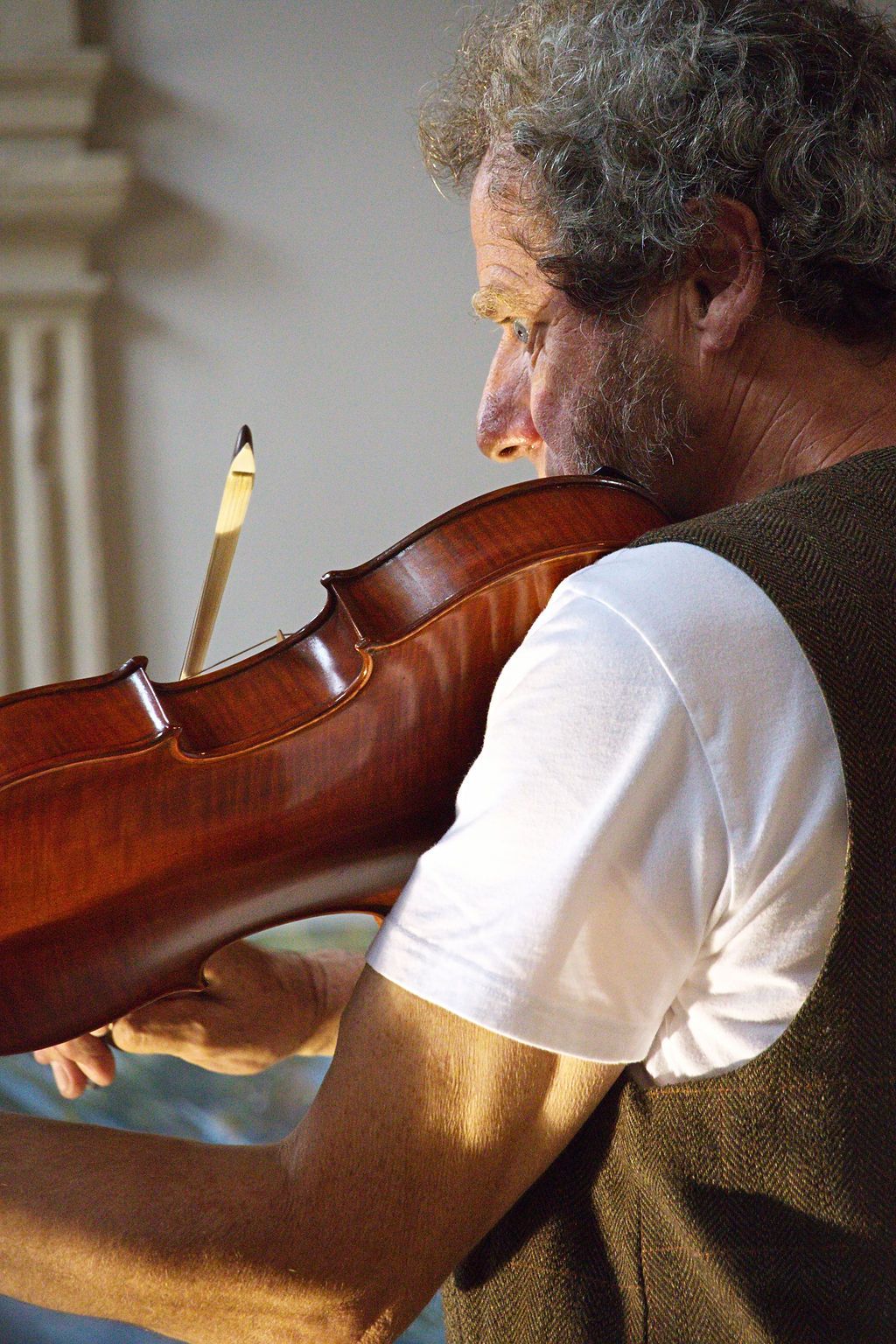 Art En Cotentin, Solo violon de Dany Pinel, Château des Ravalet, Cherbourg, Normandie