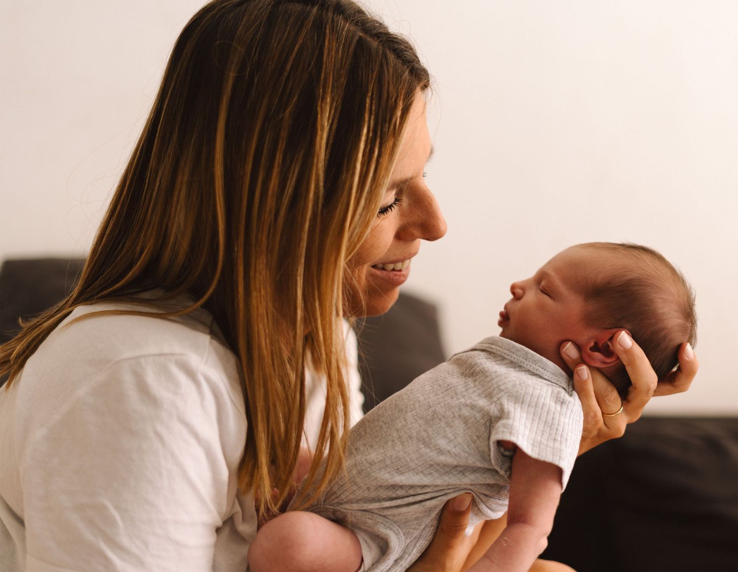 Baby and her mother