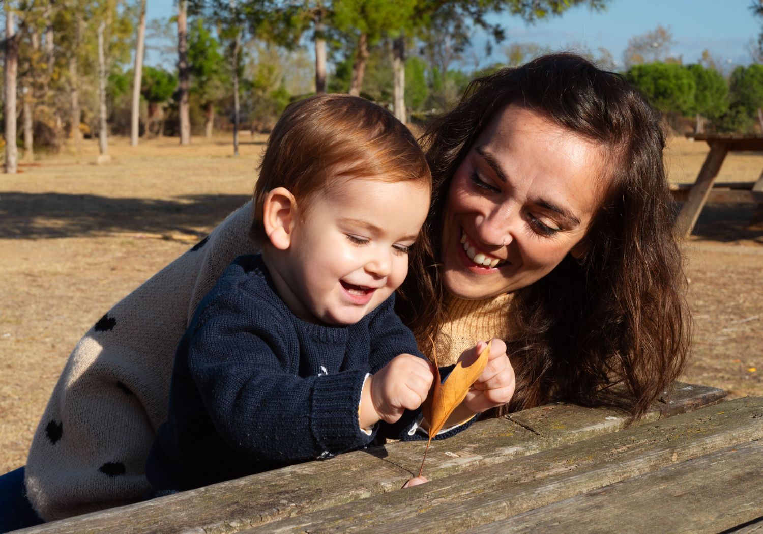 Mother and son
