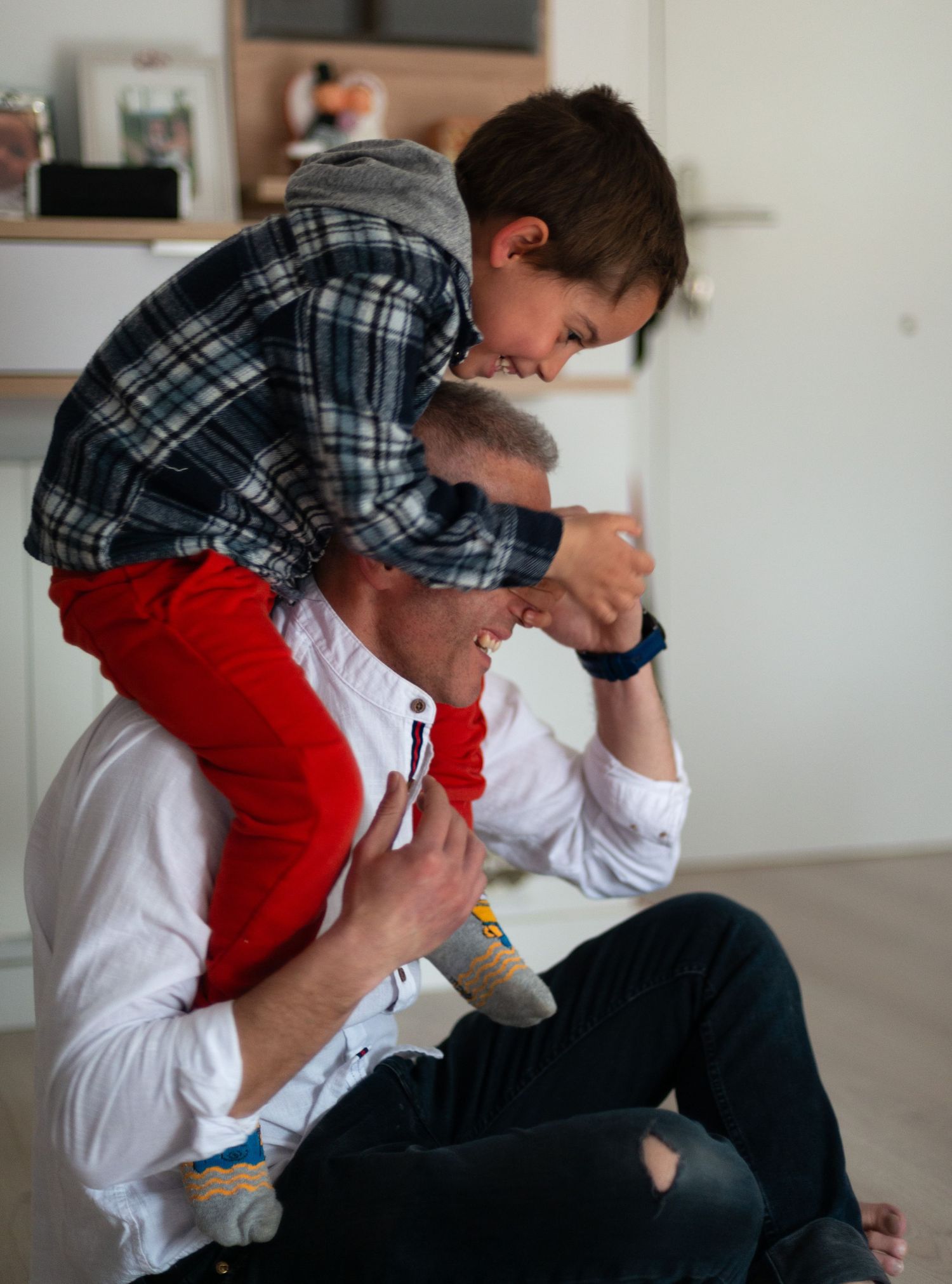 father and son