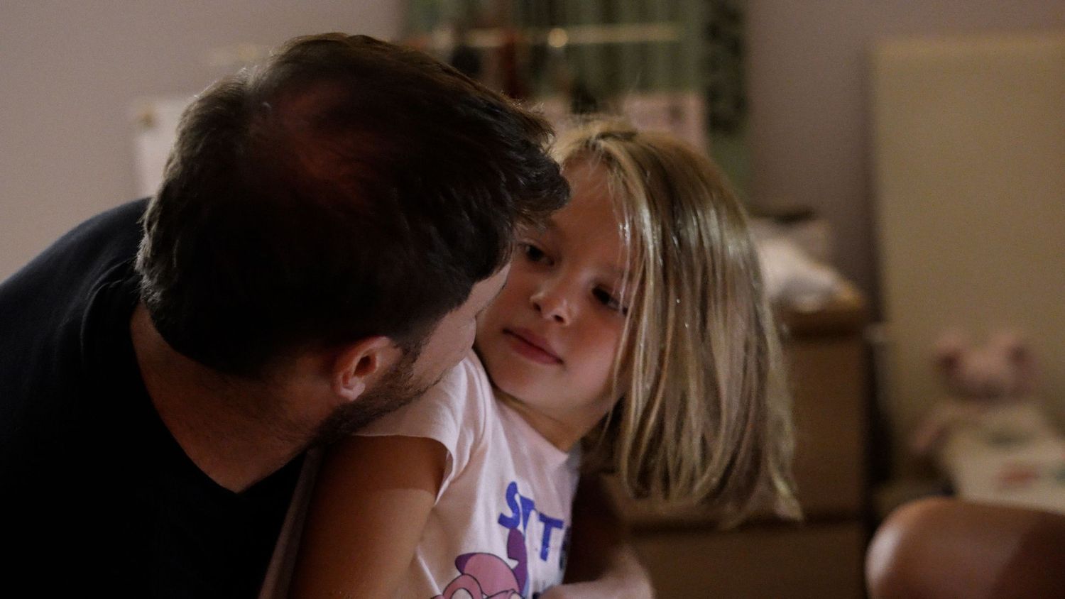 A girl with her dad