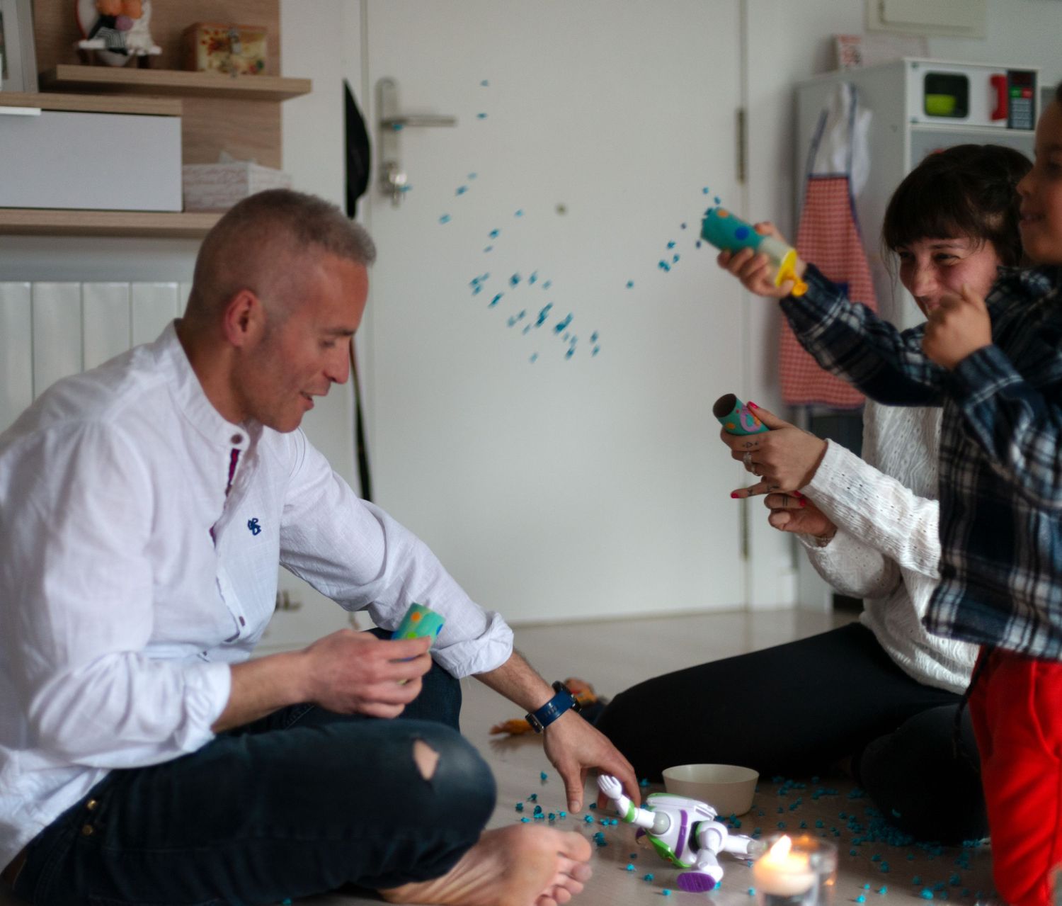Family having fun
