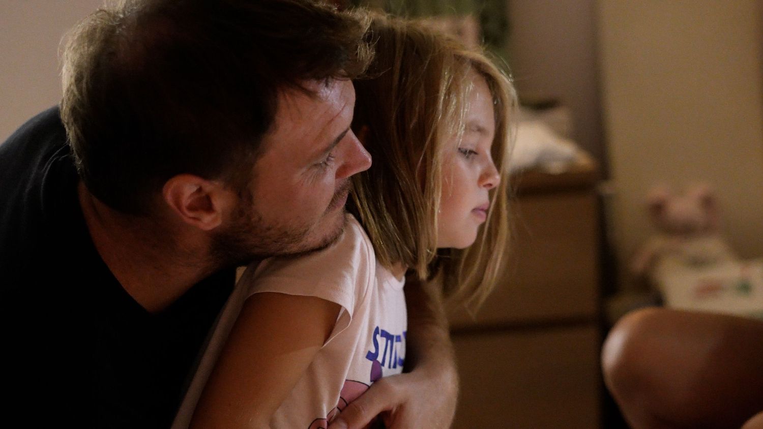 A girl with her dad
