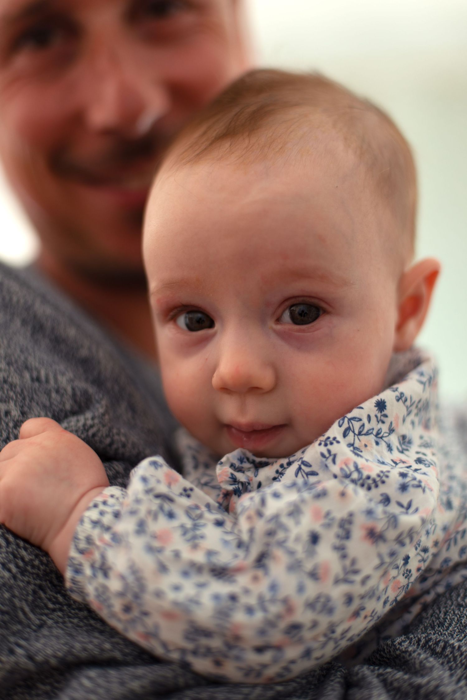 Baby girl and her dad