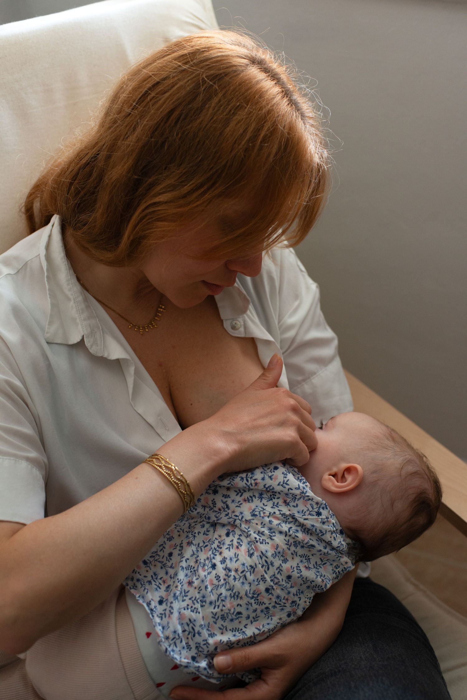 Baby and her mom