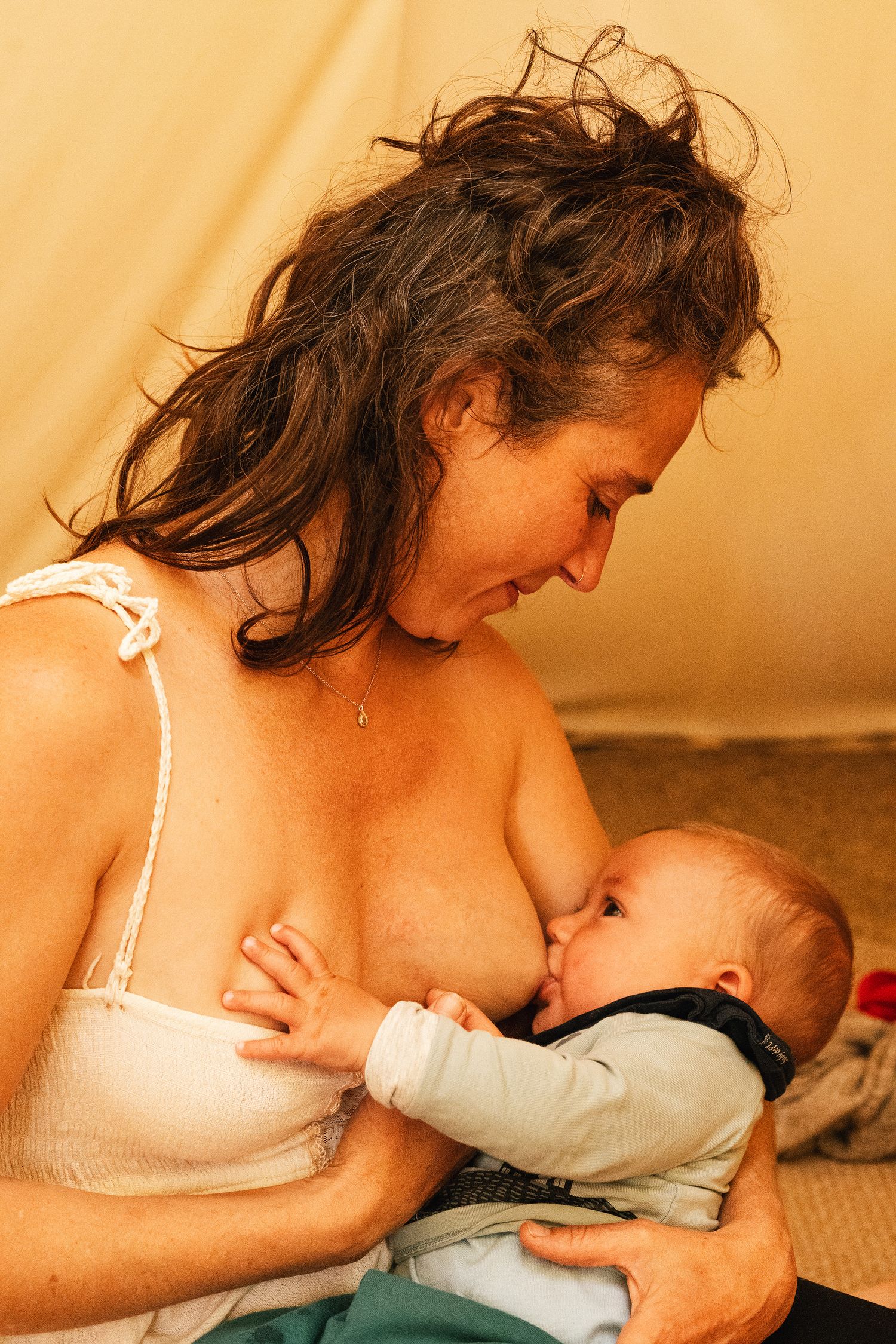 Woman breastfeeding