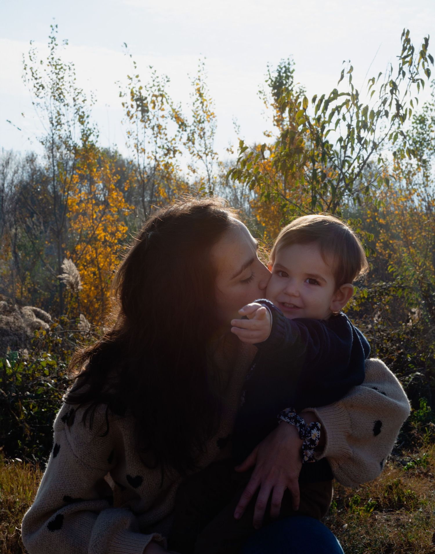 Mother and son