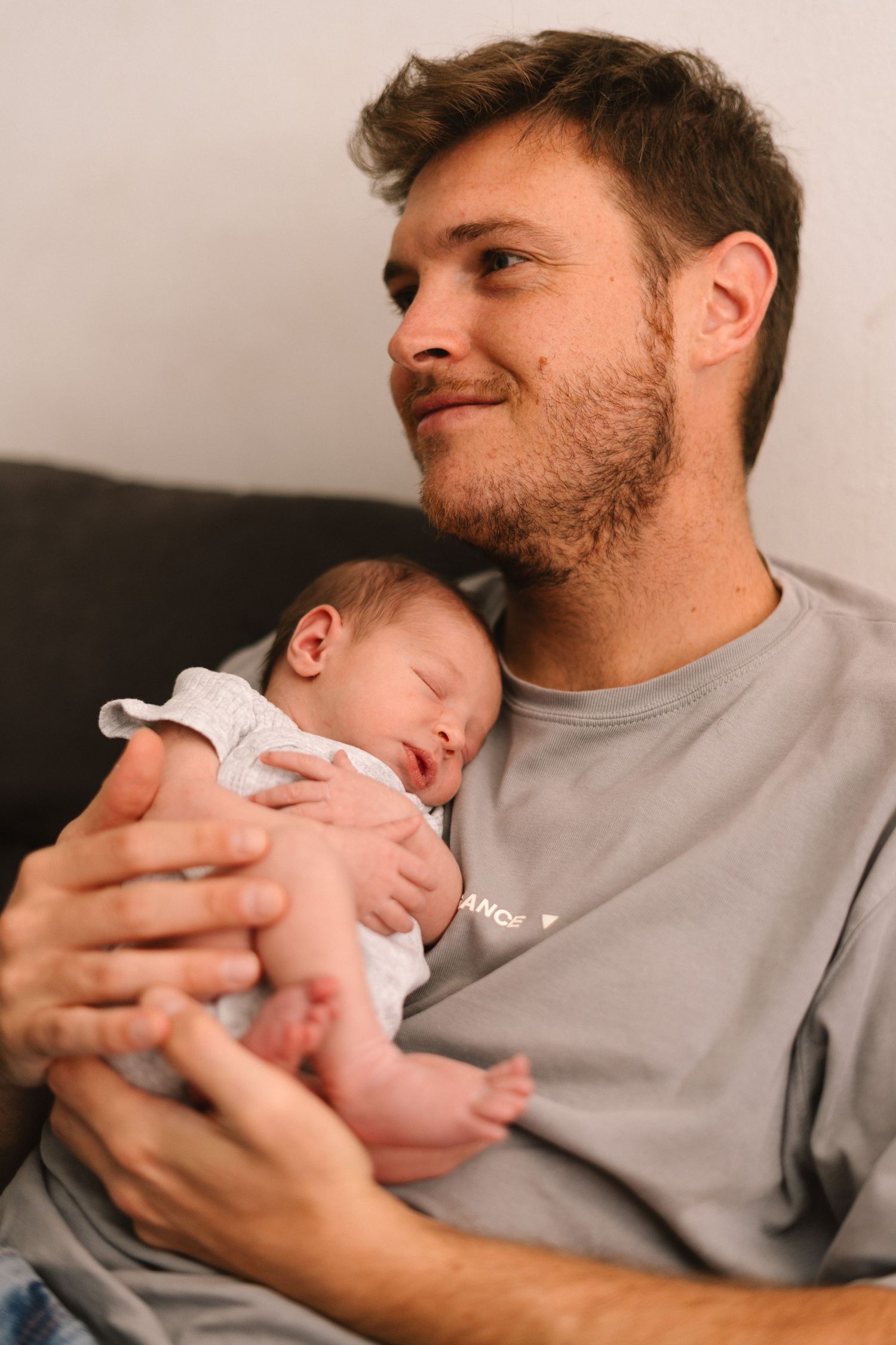 Baby and her father