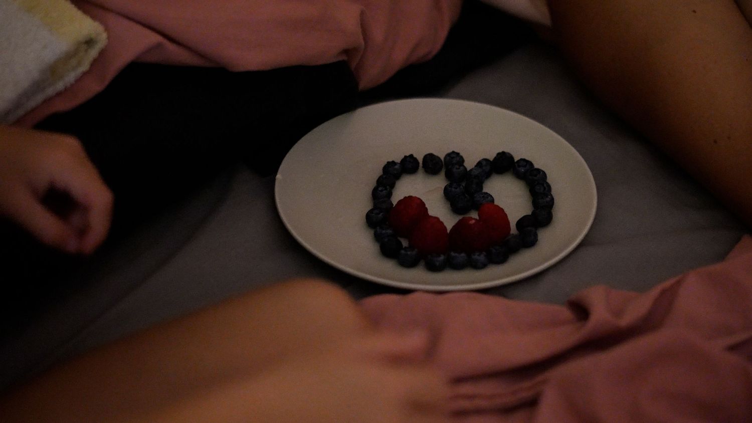 Blueberry on a plate