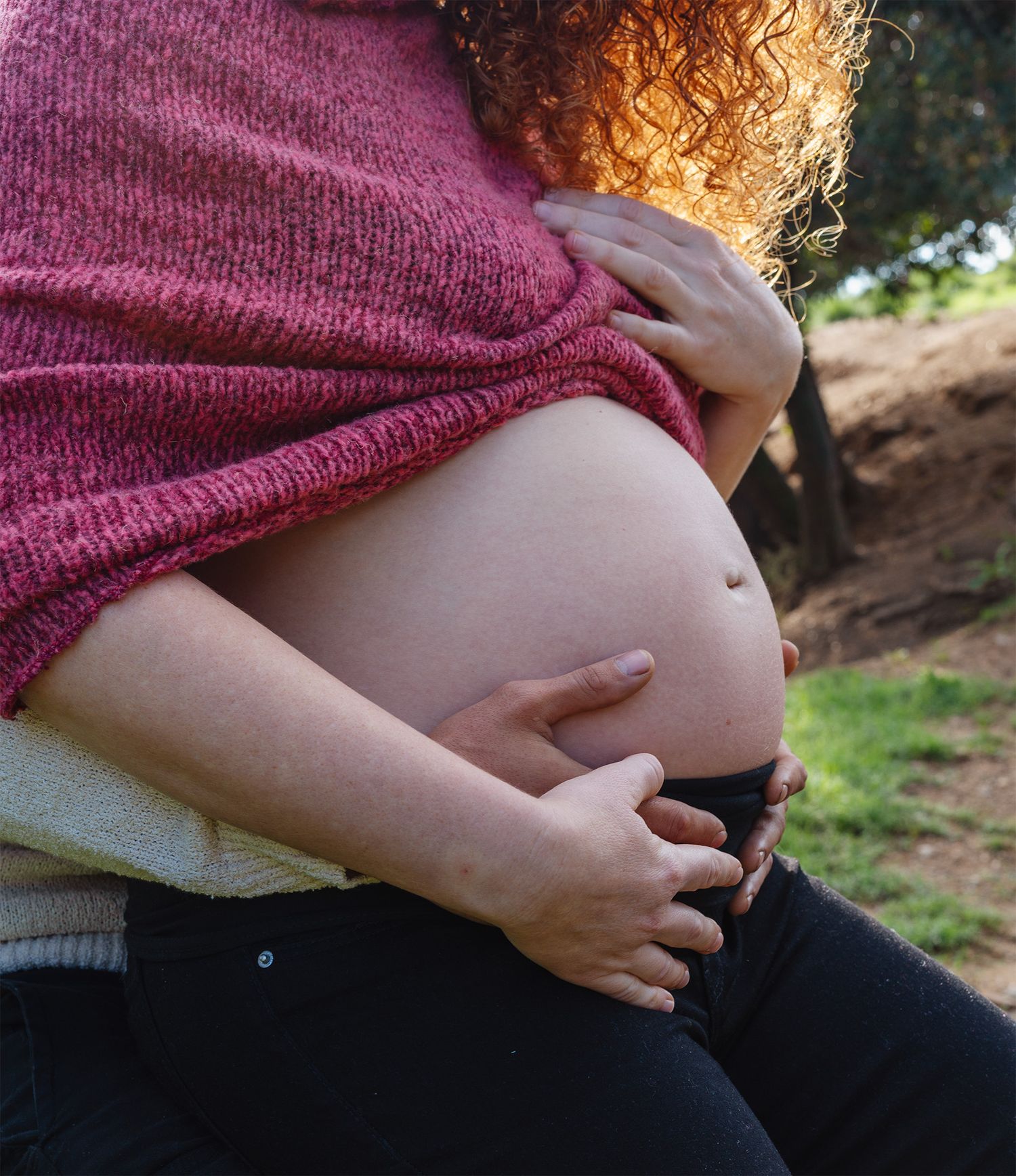 Pregnant belly