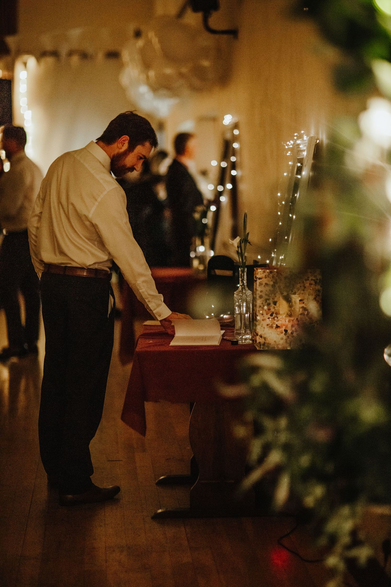 Wedding reception guest at Cottered Village Hall Hertfordshire, Photographer RELM Photography