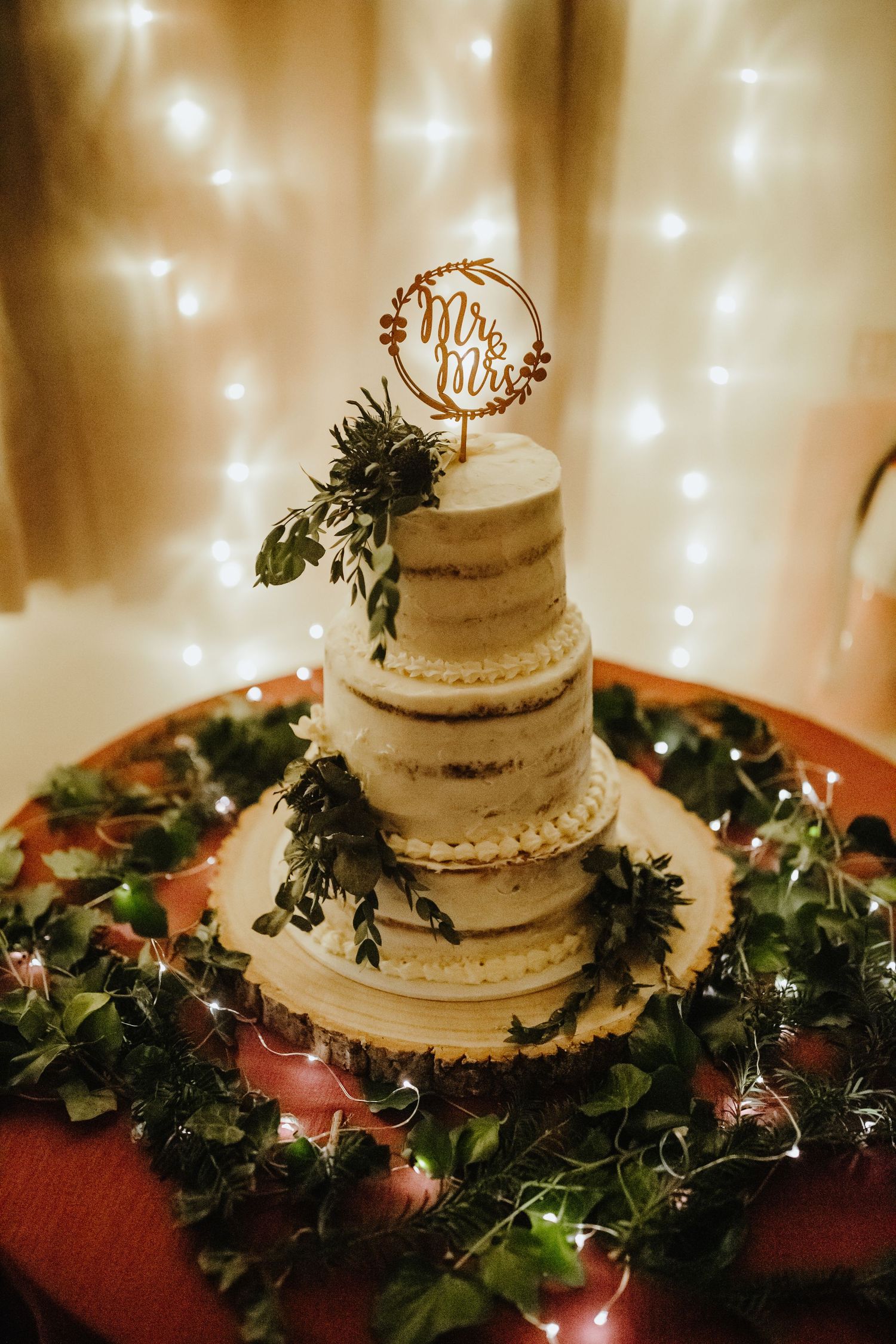 Wedding cake at Cottered Village Hall Hertfordshire, Photographer RELM Photography