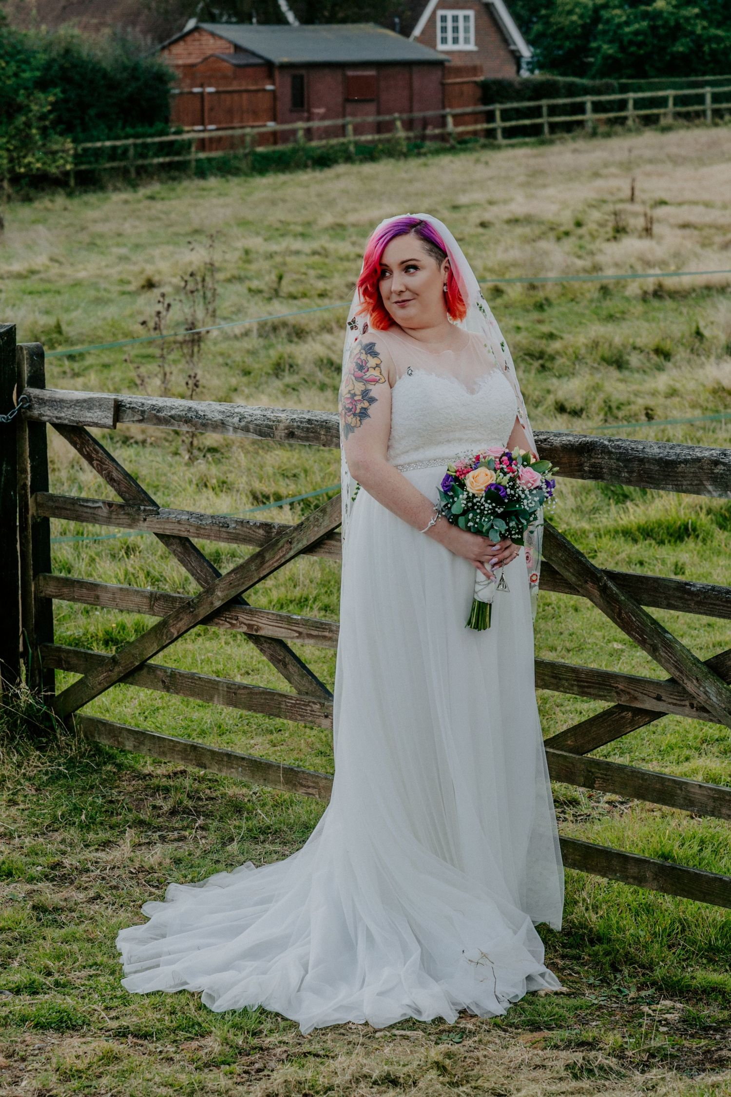 Lodge Farm Wedding, King's Walden, Hitchin, Hertfordshire.