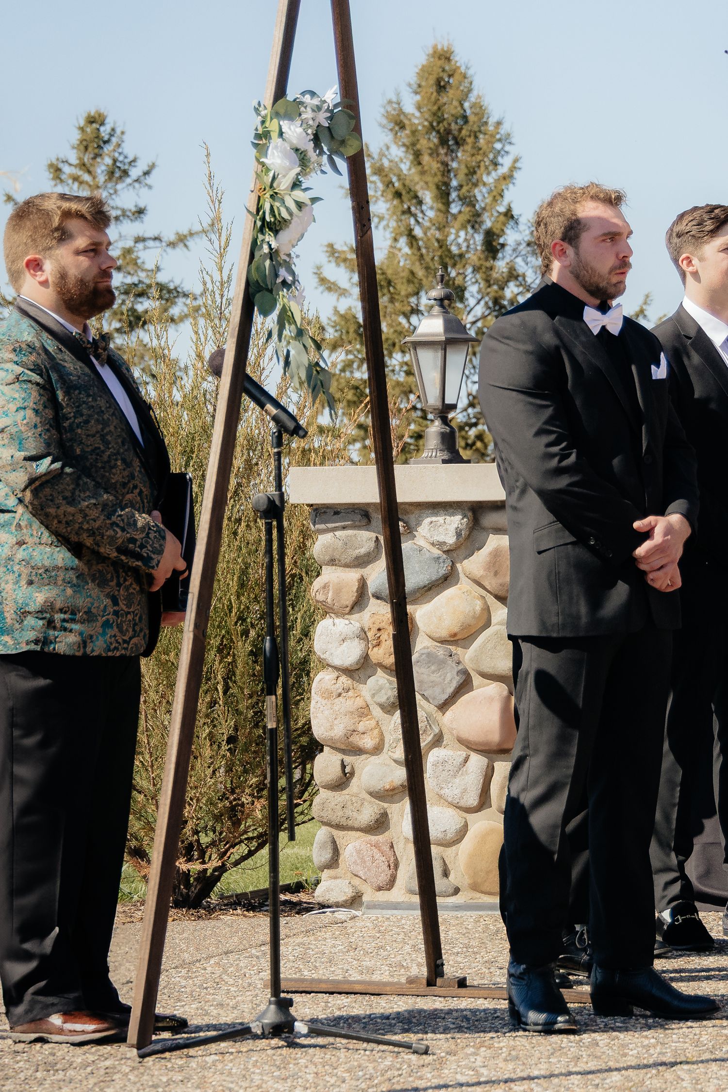 Candid and styled wedding detail shots at Rush Creek Golf Course in Maple Grove, MN, featuring emotional moments with friends and family