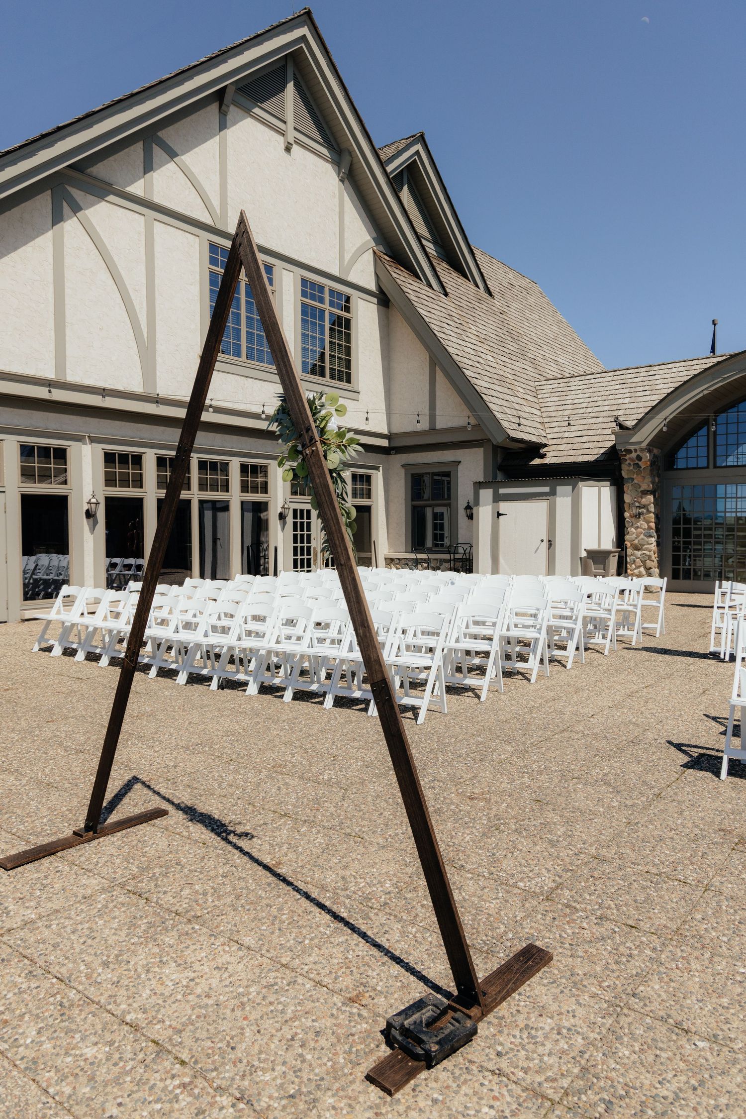 Collection of wedding day detail shots at Rush Creek Golf Course in Maple Grove, MN, including bridal accessories, florals, and more